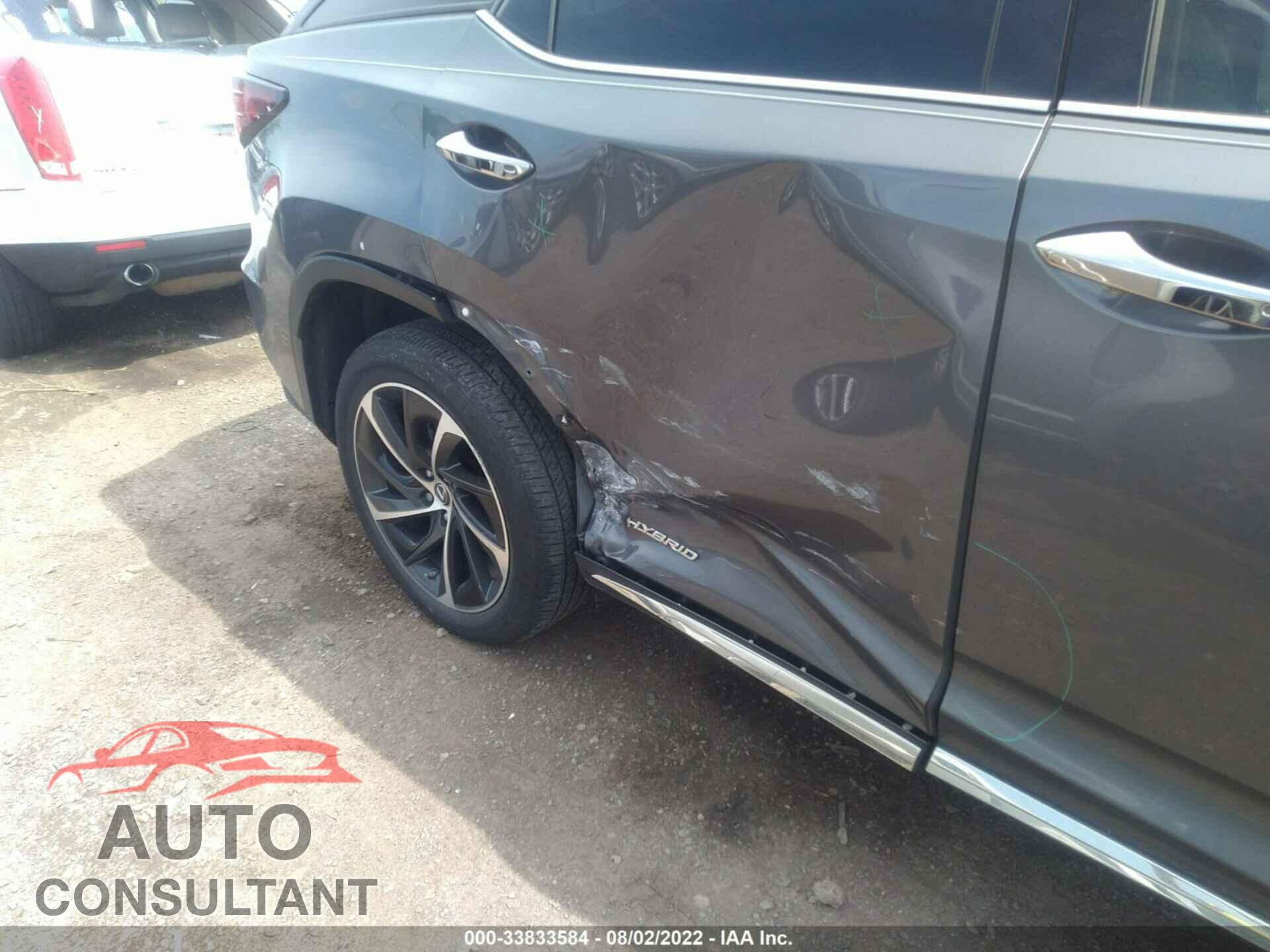 LEXUS RX 2019 - 2T2BGMCA9KC034149