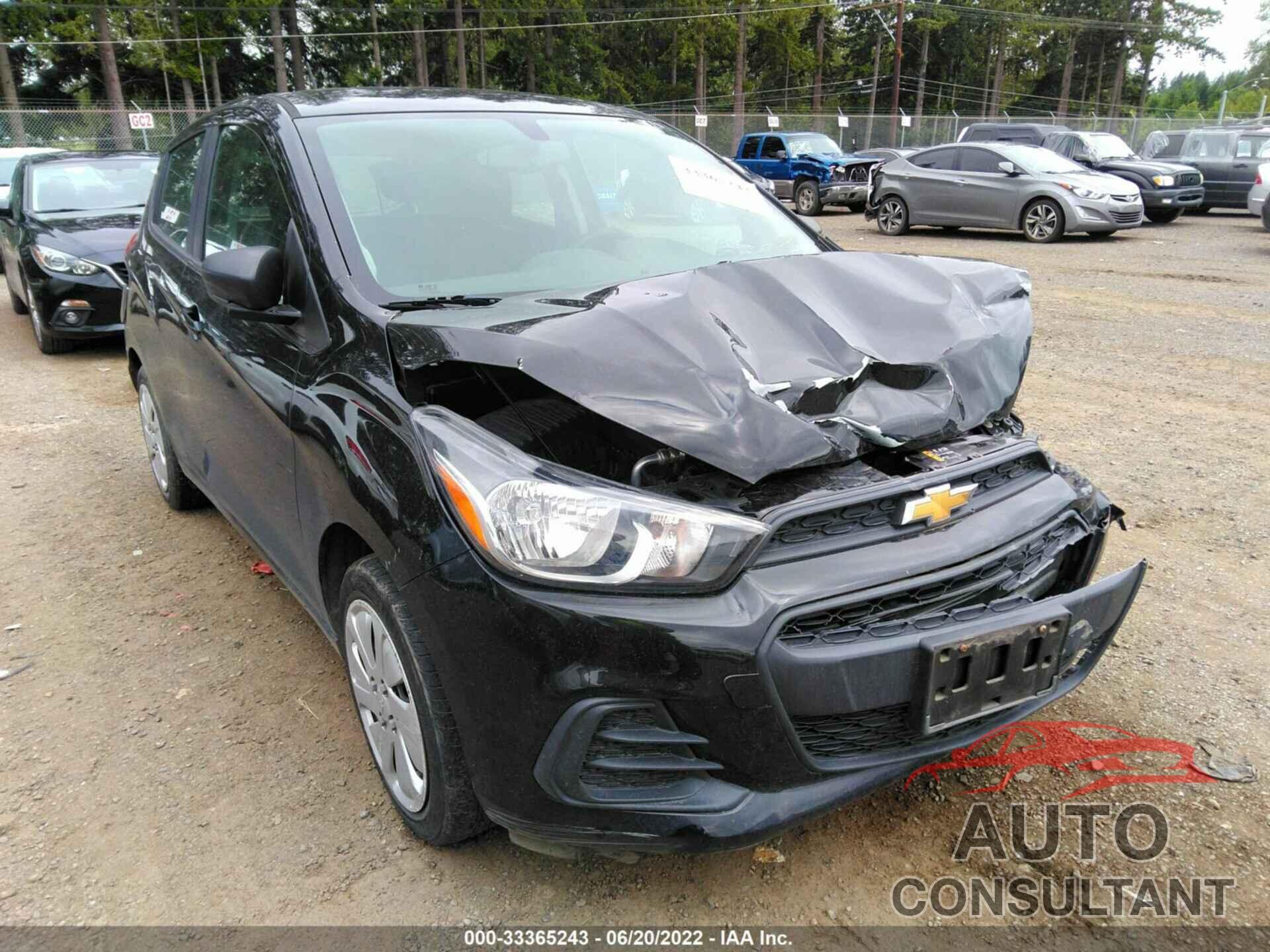 CHEVROLET SPARK 2017 - KL8CB6SA4HC750567