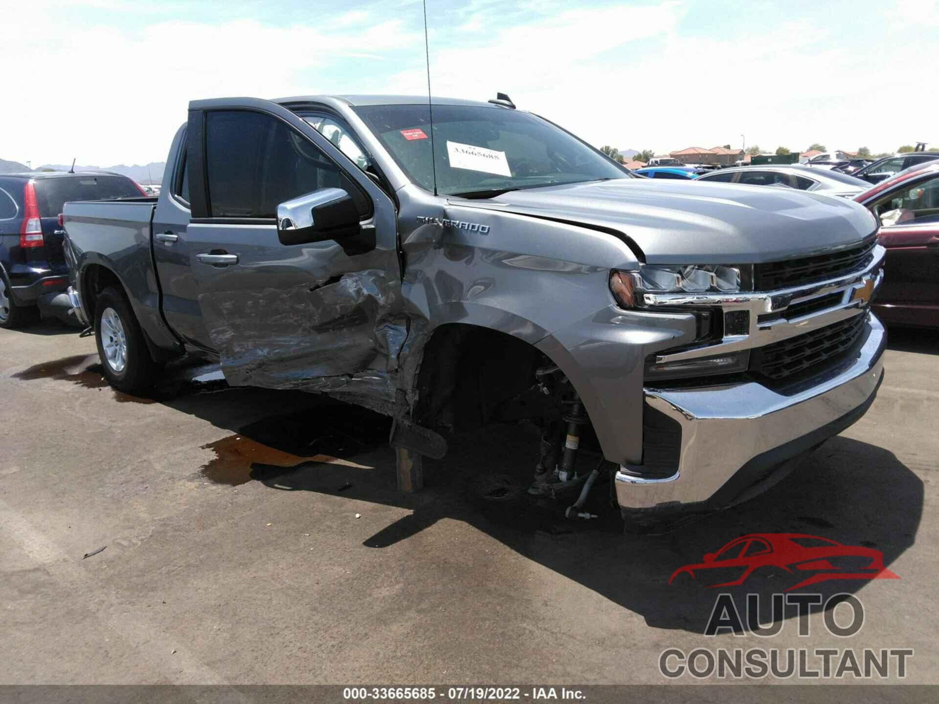 CHEVROLET SILVERADO 1500 2021 - 1GCPWCED2MZ422671