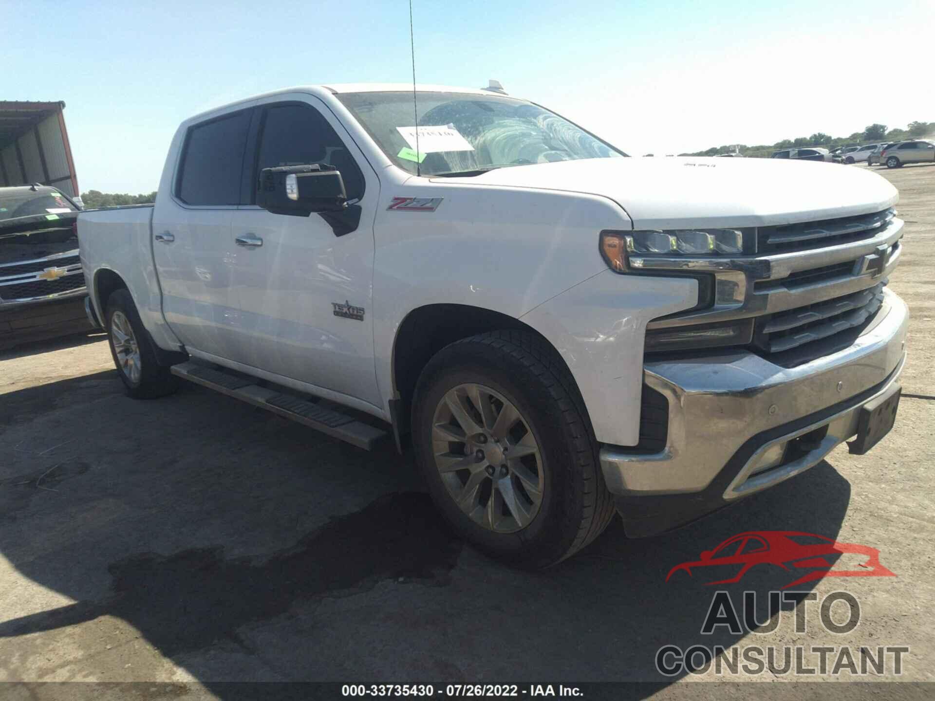 CHEVROLET SILVERADO 1500 2019 - 1GCUYGEL5KZ119053