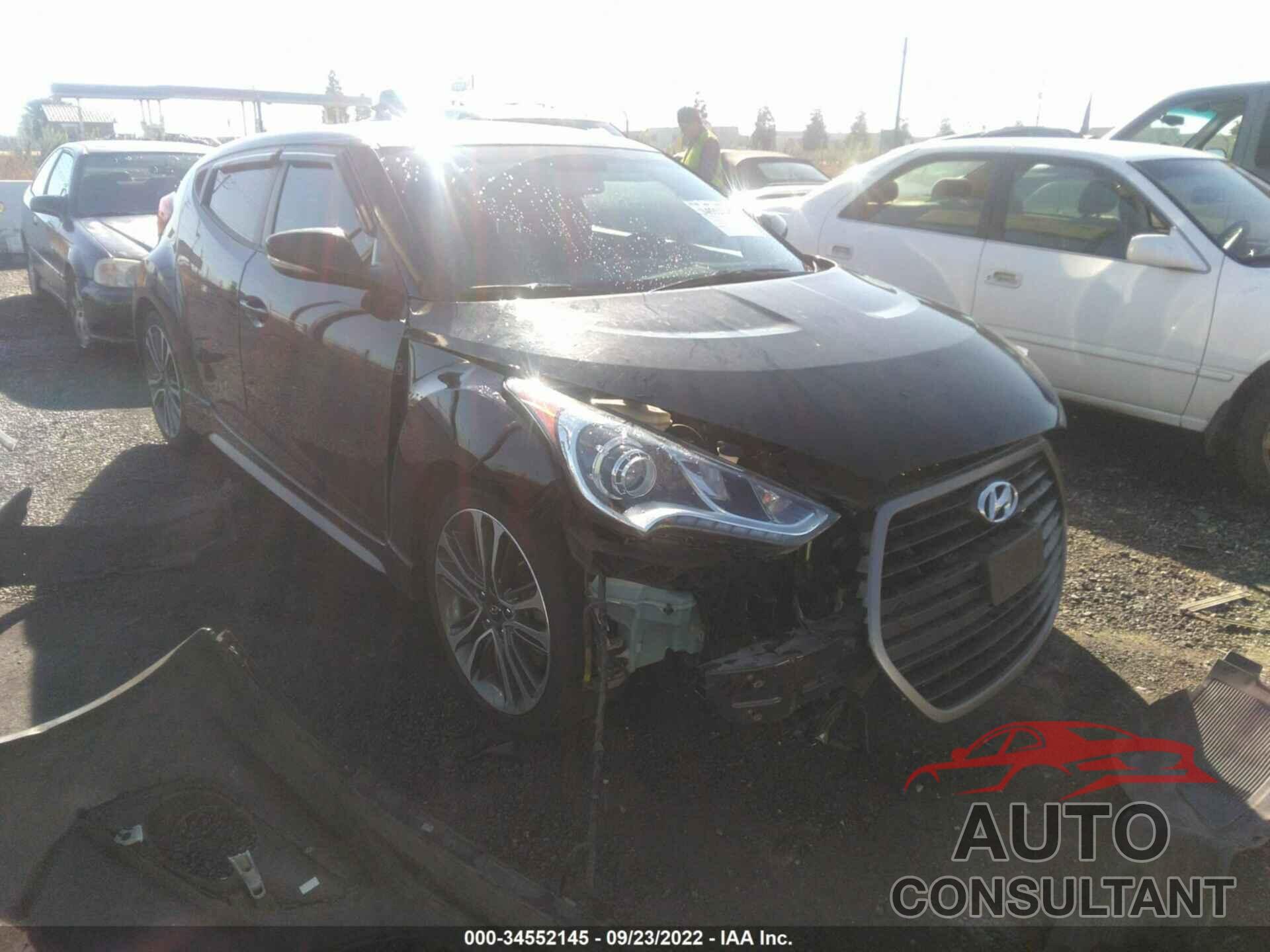 HYUNDAI VELOSTER 2016 - KMHTC6AE4GU284197