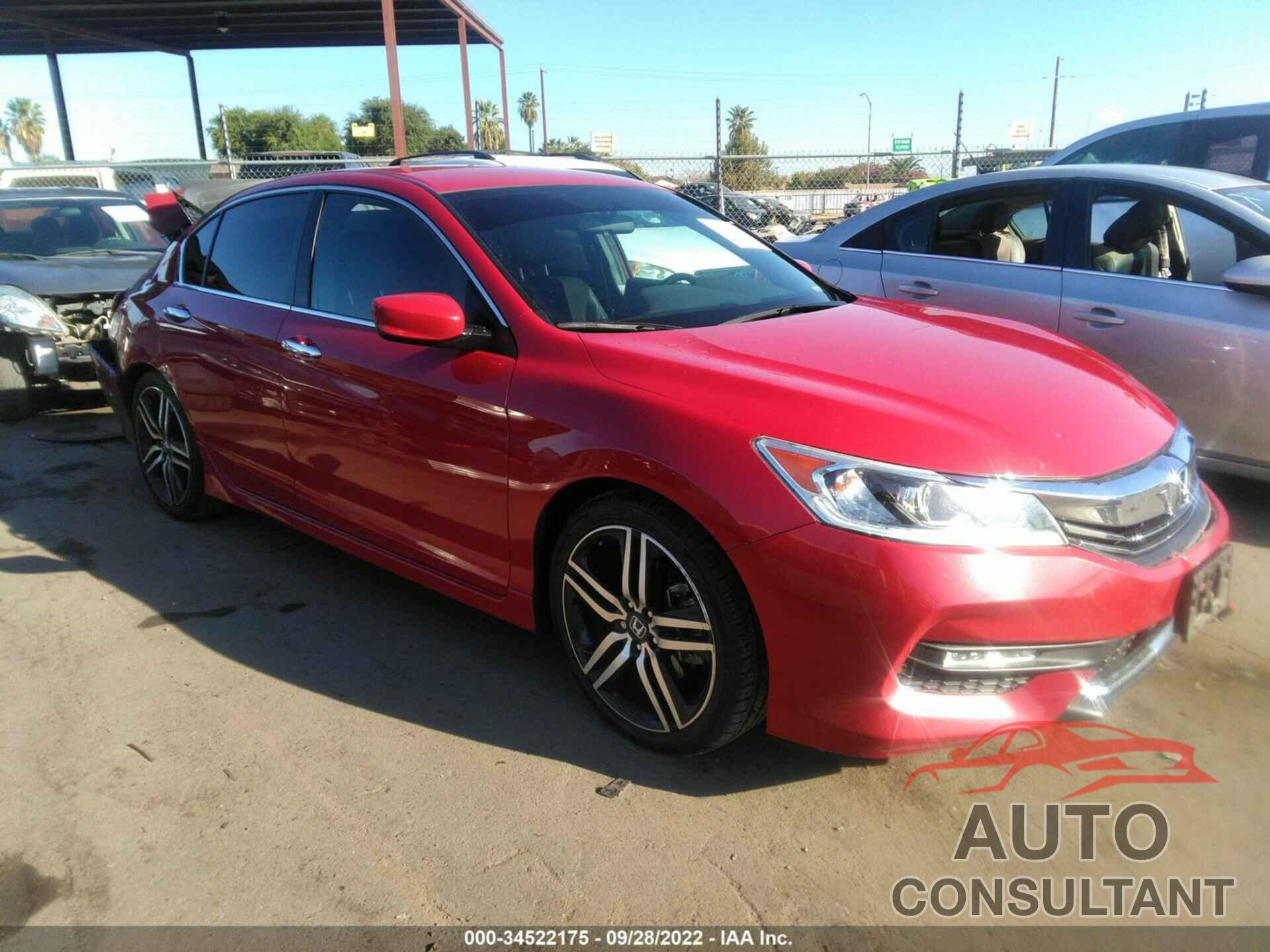 HONDA ACCORD SEDAN 2016 - 1HGCR2F57GA230531