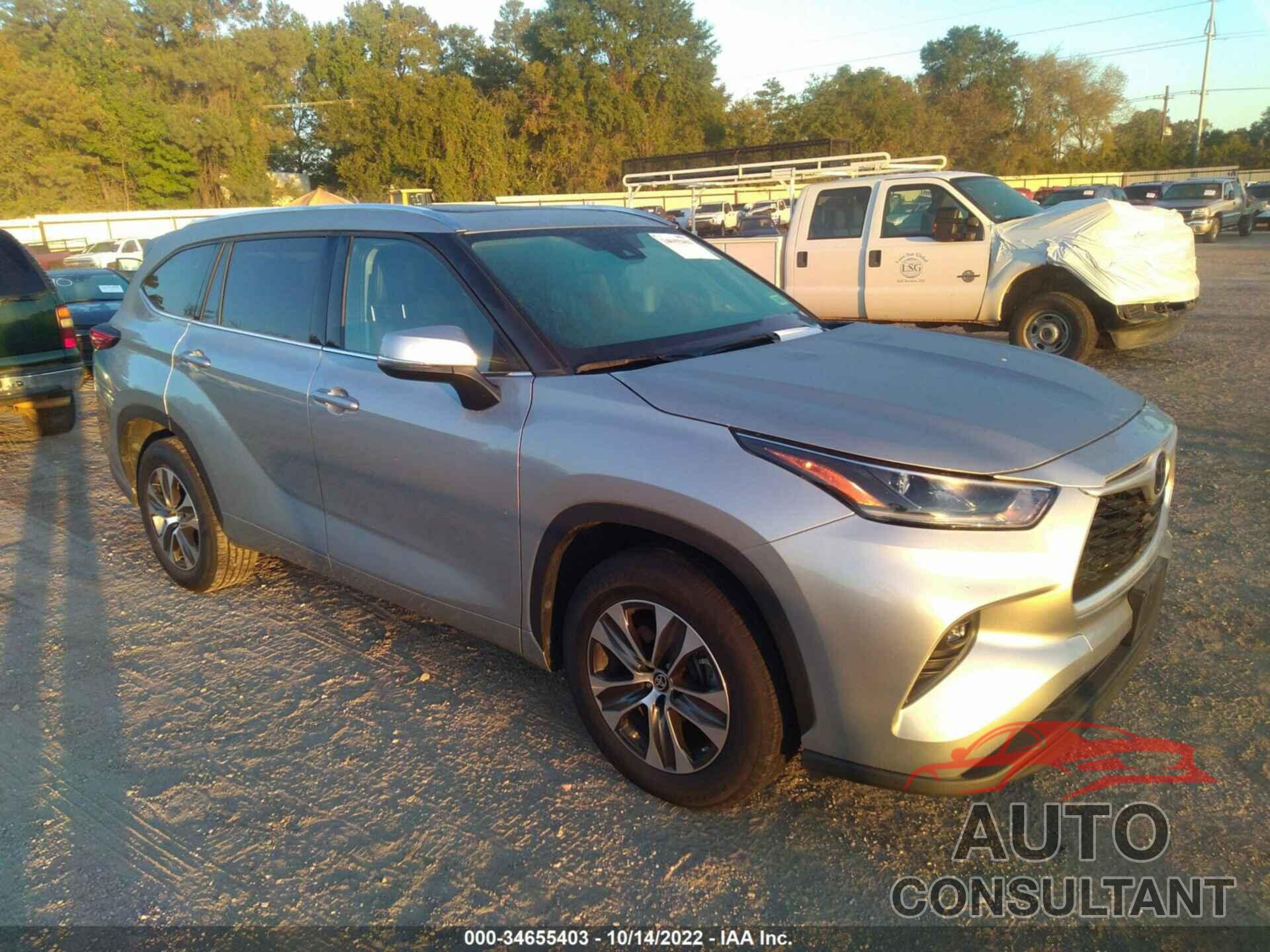 TOYOTA HIGHLANDER 2021 - 5TDGZRAH7MS049342