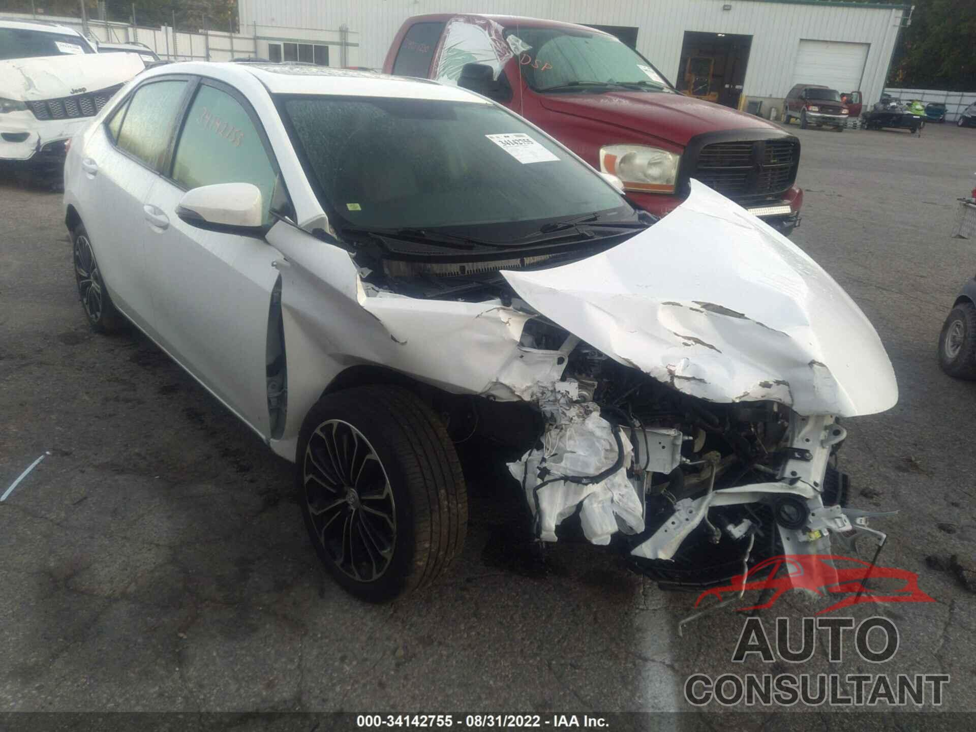 TOYOTA COROLLA 2016 - 5YFBURHE5GP494082