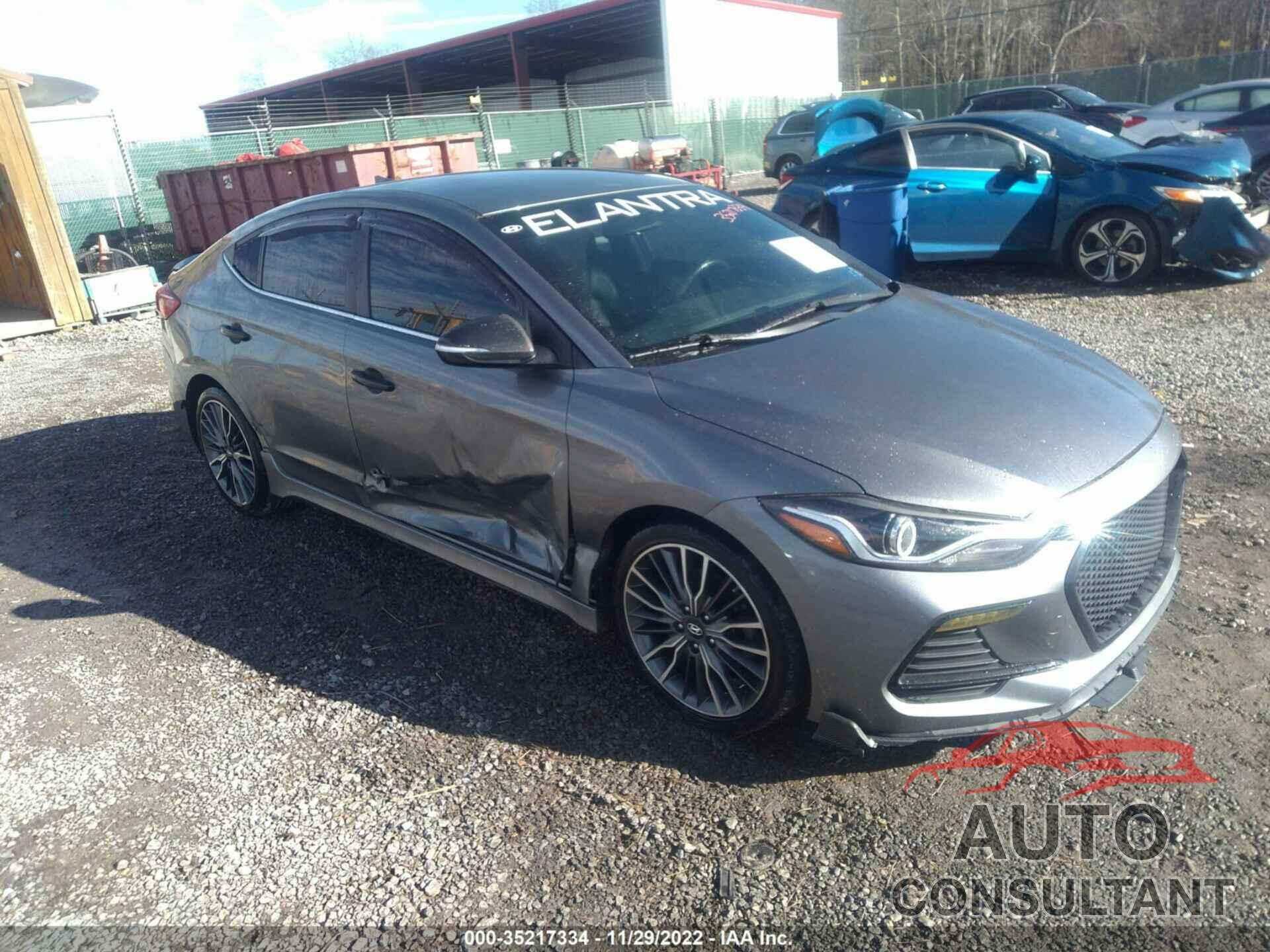 HYUNDAI ELANTRA 2017 - KMHD04LBXHU343307