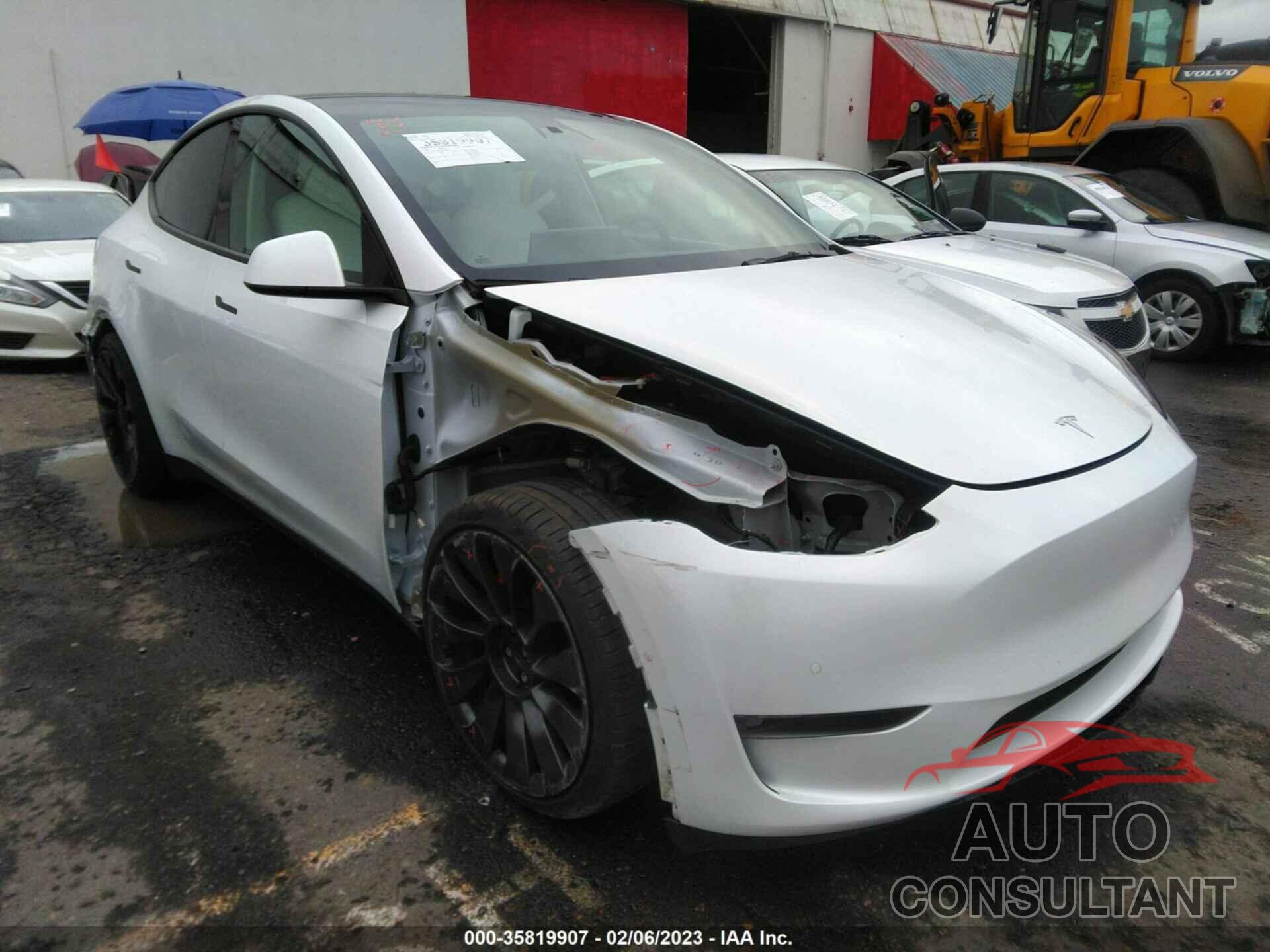 TESLA MODEL Y 2022 - 7SAYGDEF7NF518511