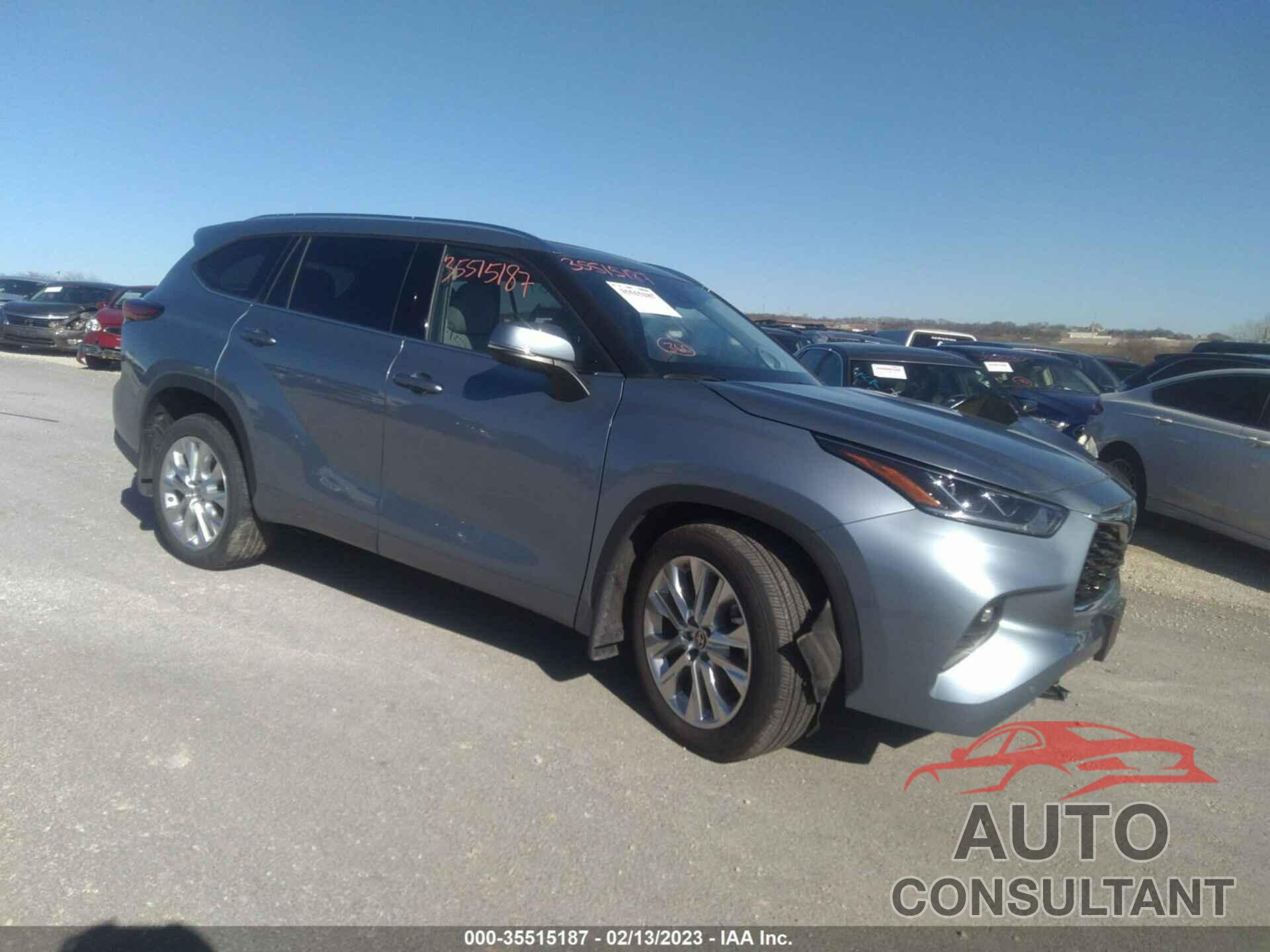TOYOTA HIGHLANDER 2022 - 5TDDZRBH6NS216549