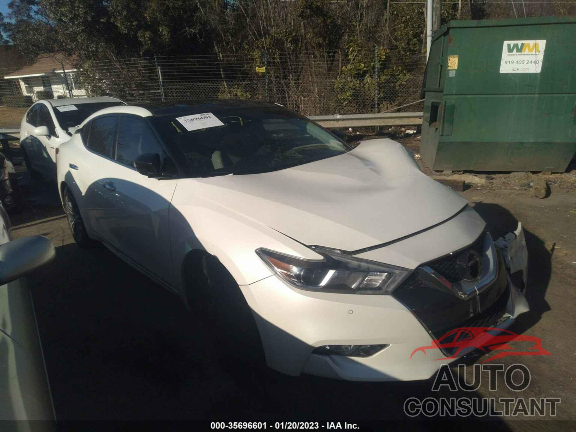 NISSAN MAXIMA 2017 - 1N4AA6AP4HC431537