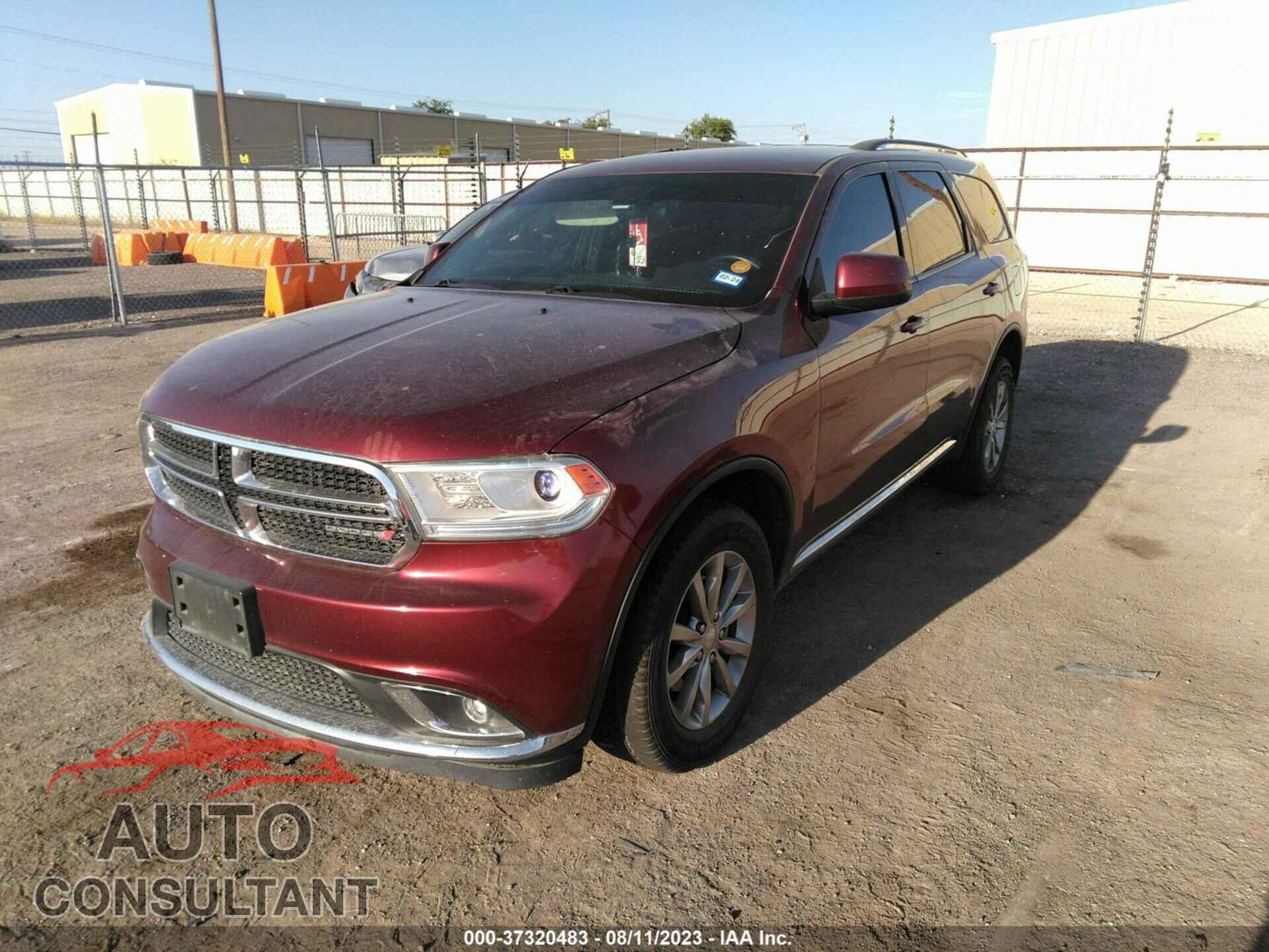 DODGE DURANGO 2017 - 1C4RDJAGXHC829374