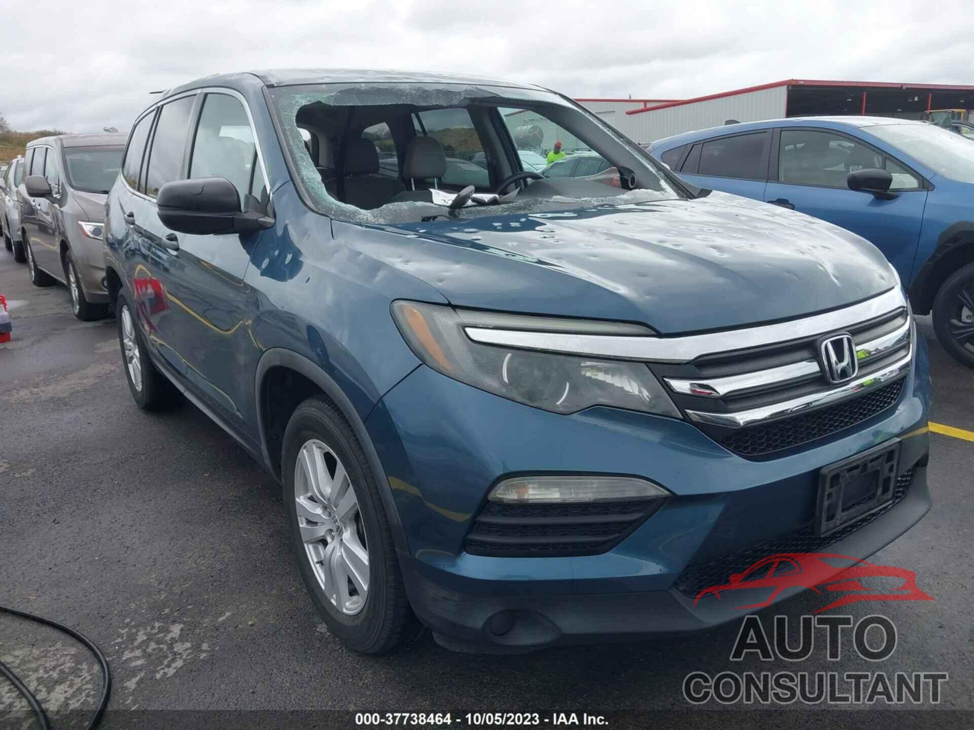 HONDA PILOT 2017 - 5FNYF5H1XHB044001