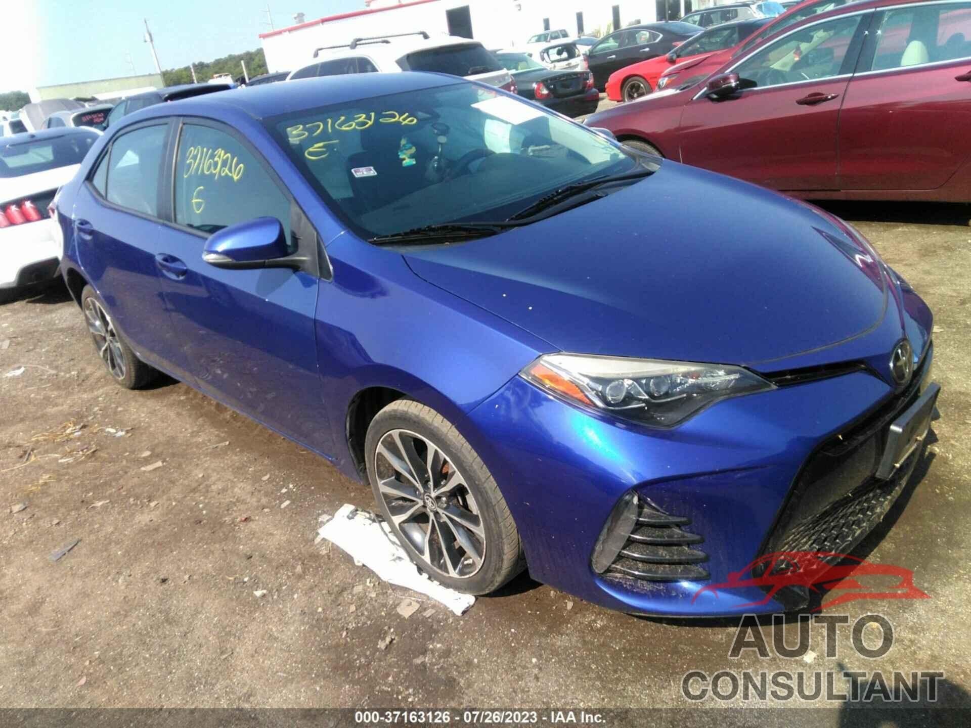 TOYOTA COROLLA 2018 - 2T1BURHE9JC039226