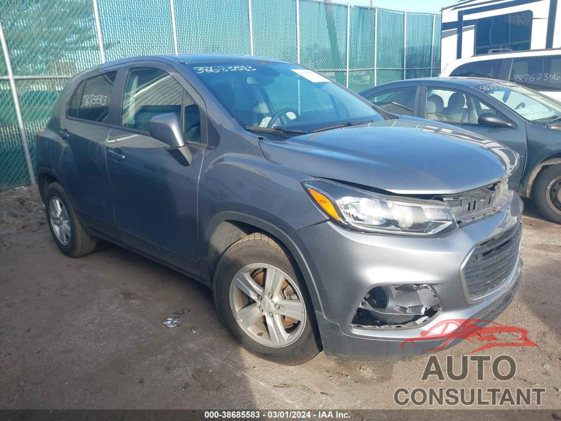 CHEVROLET TRAX 2020 - 3GNCJKSB1LL304019