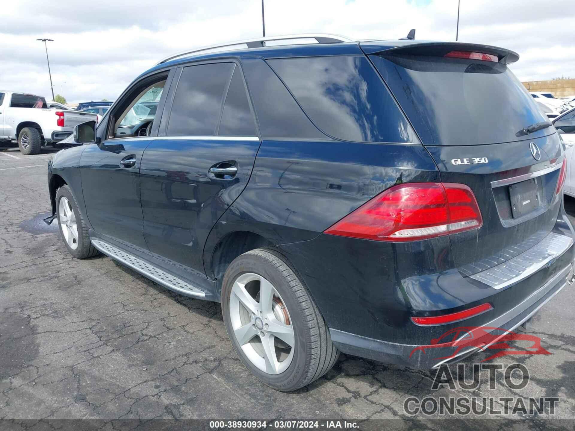 MERCEDES-BENZ GLE 350 2016 - 4JGDA5HBXGA672990