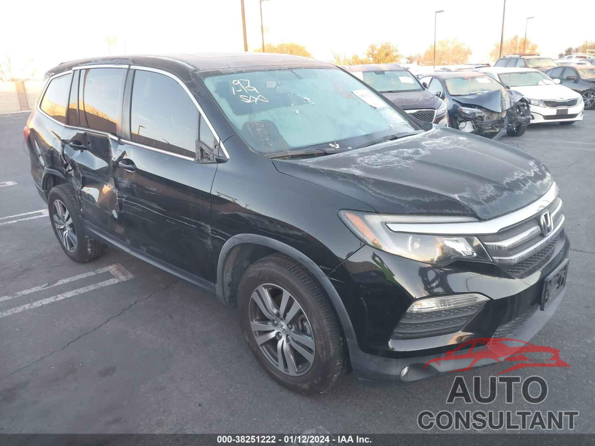 HONDA PILOT 2017 - 5FNYF5H53HB040827
