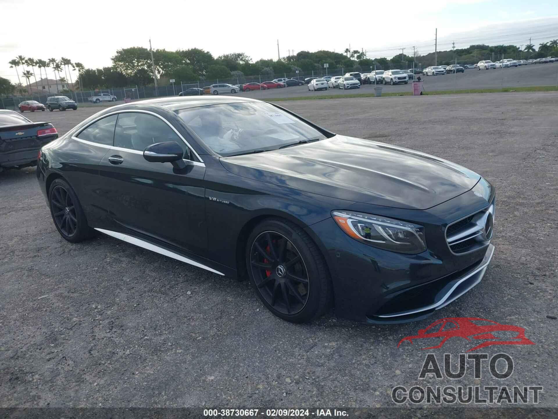 MERCEDES-BENZ AMG S 63 2016 - WDDXJ7JBXGA014602