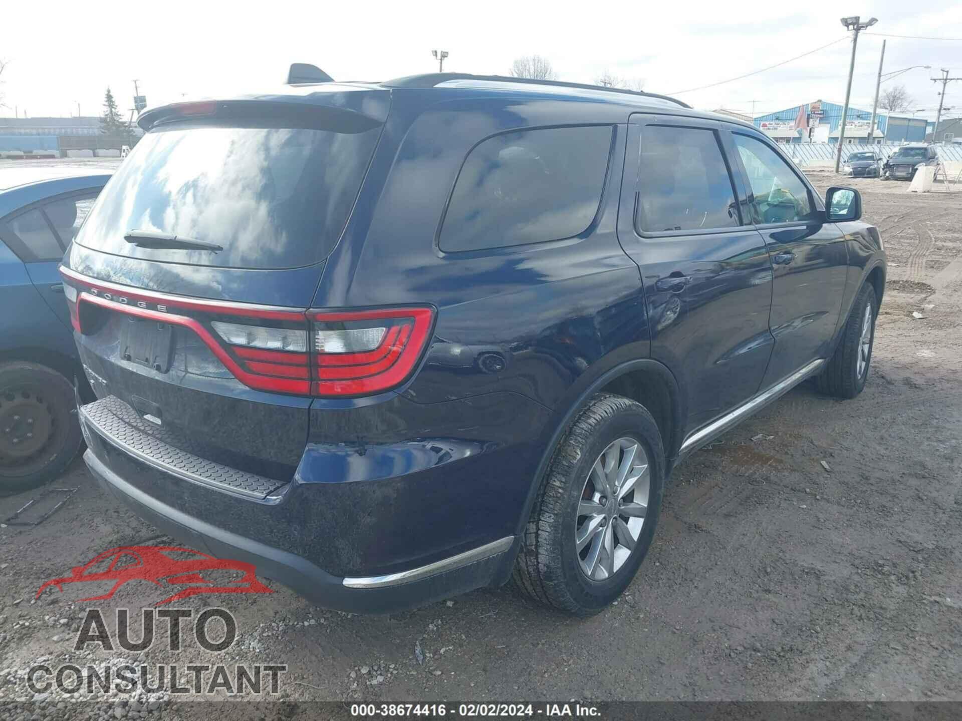DODGE DURANGO 2018 - 1C4RDJAG0JC448445
