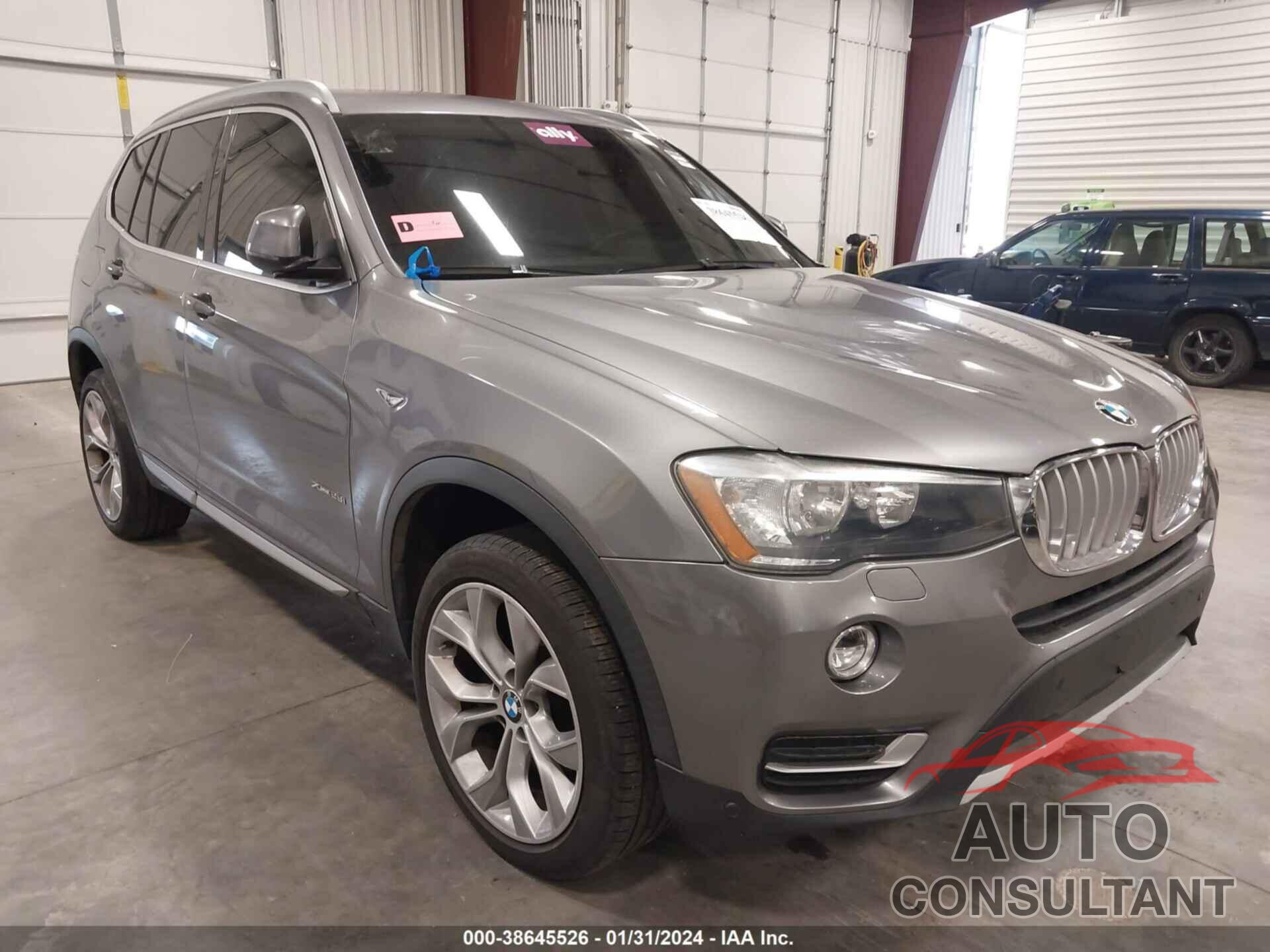 BMW X3 2016 - 5UXWX9C54G0D89786