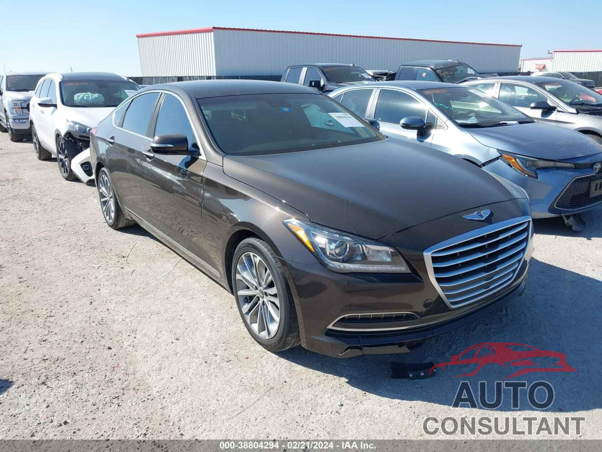 HYUNDAI GENESIS 2016 - KMHGN4JE1GU111222