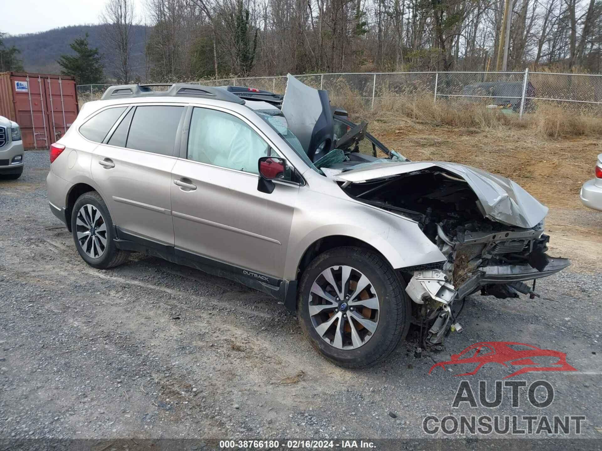 SUBARU OUTBACK 2016 - 4S4BSENC4G3285762