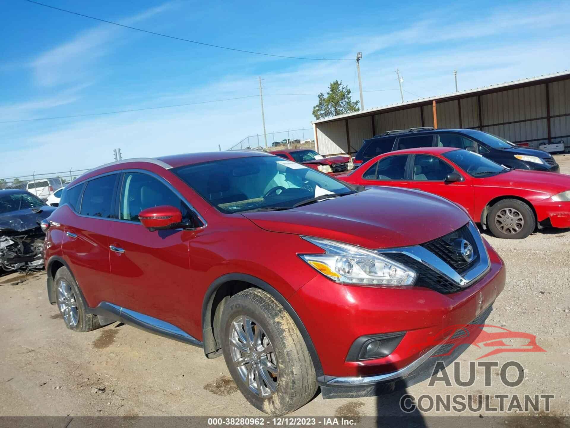 NISSAN MURANO 2016 - 5N1AZ2MG3GN139898