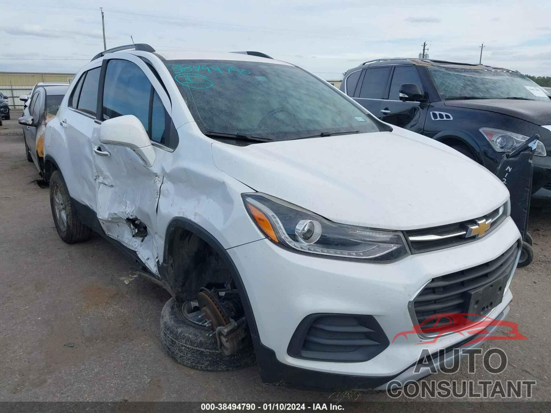 CHEVROLET TRAX 2017 - KL7CJLSB8HB238718