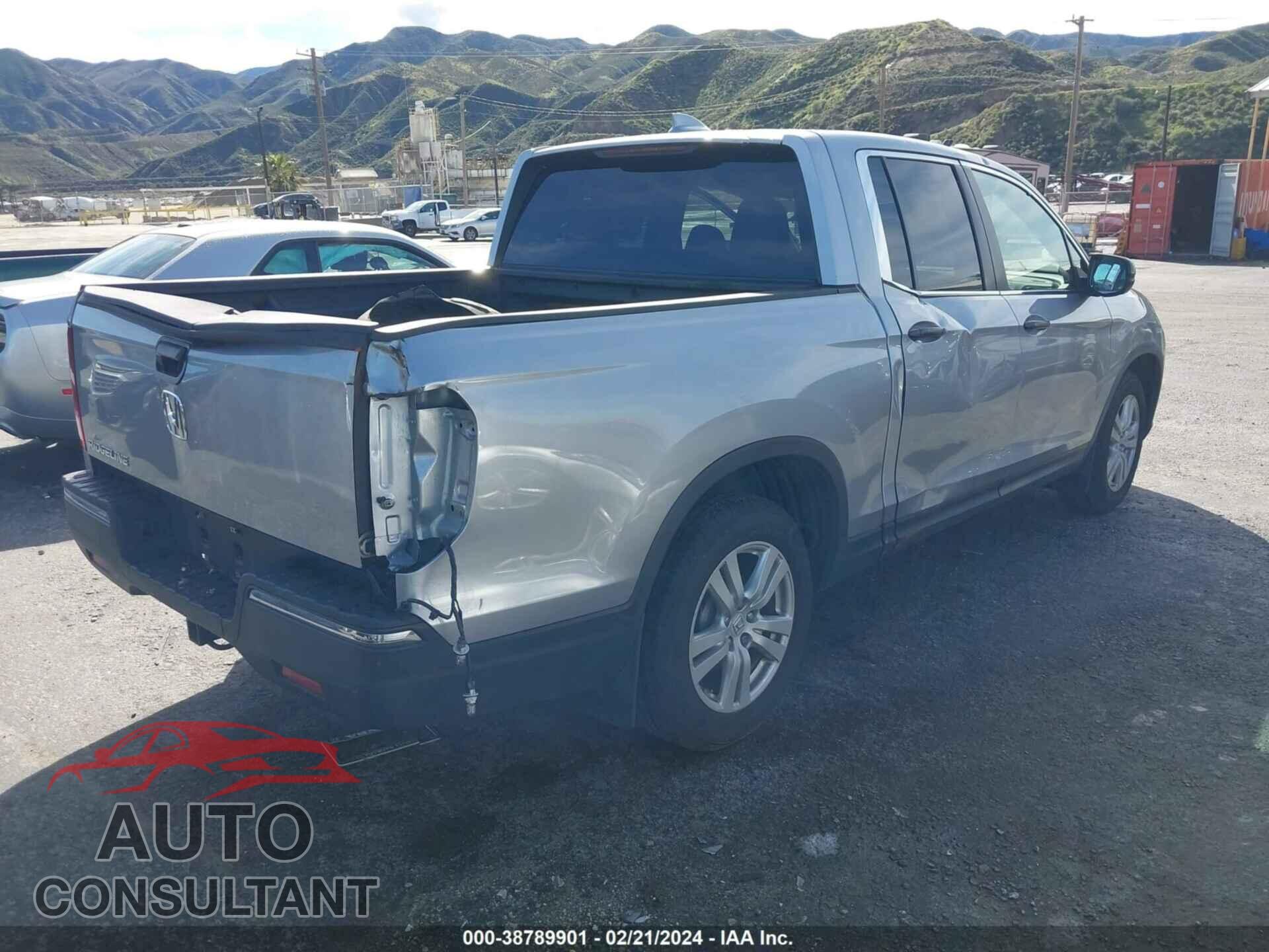 HONDA RIDGELINE 2019 - 5FPYK2F20KB005132