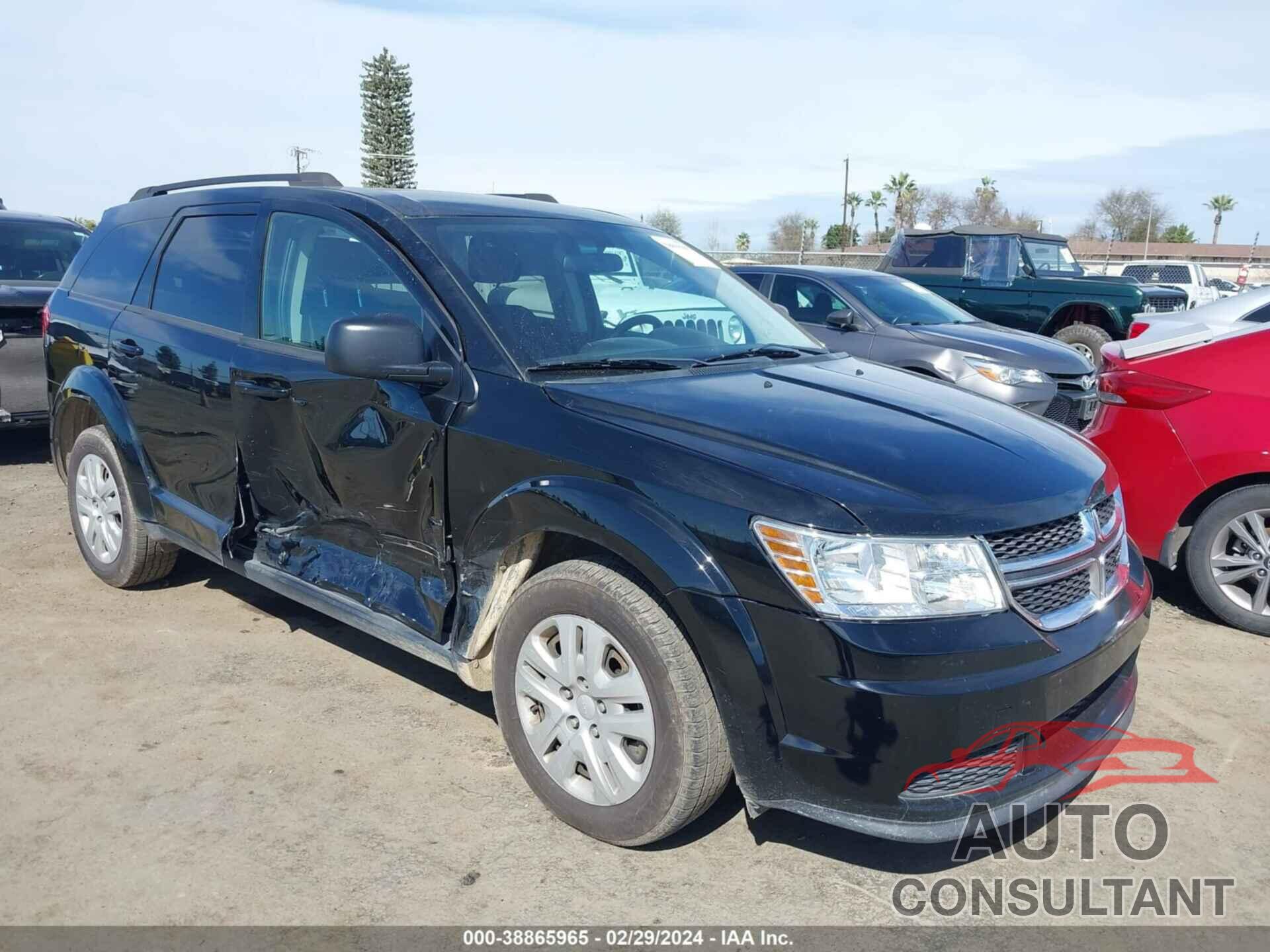 DODGE JOURNEY 2017 - 3C4PDCAB3HT708312