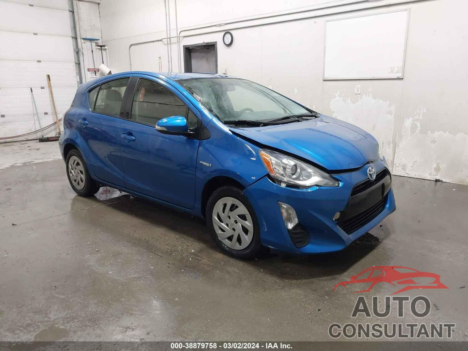 TOYOTA PRIUS C 2016 - JTDKDTB38G1589549