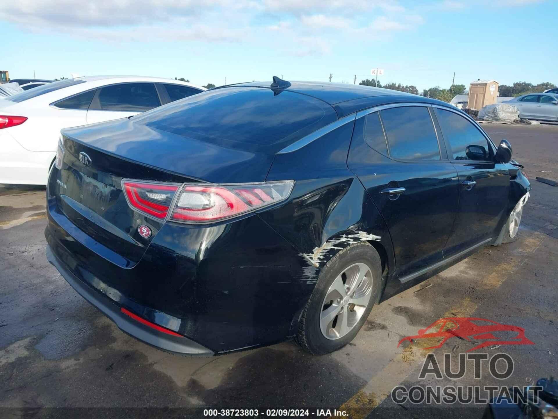 KIA OPTIMA HYBRID 2016 - KNAGM4AD5G5095838