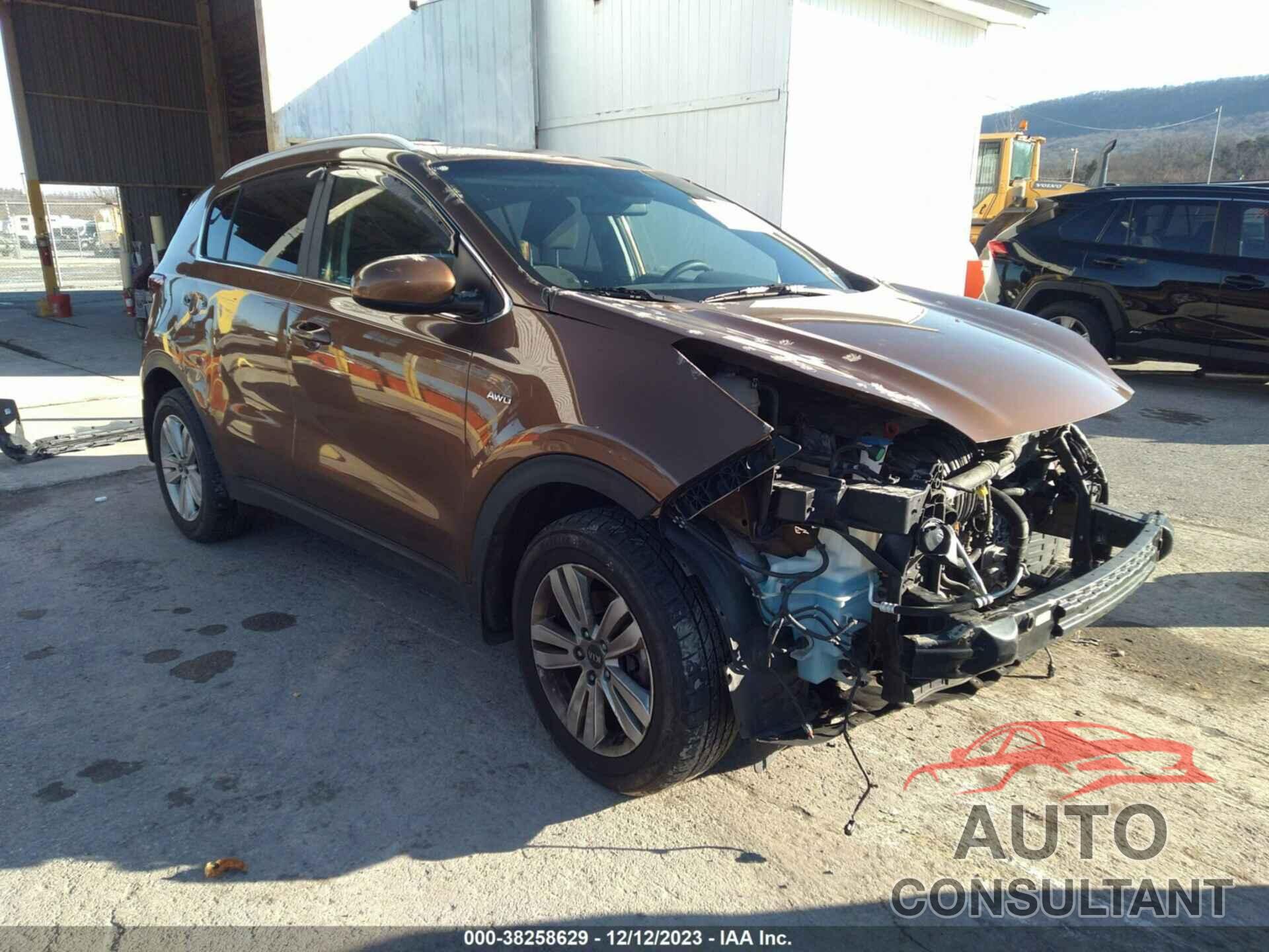 KIA SPORTAGE 2019 - KNDPMCAC9K7607201