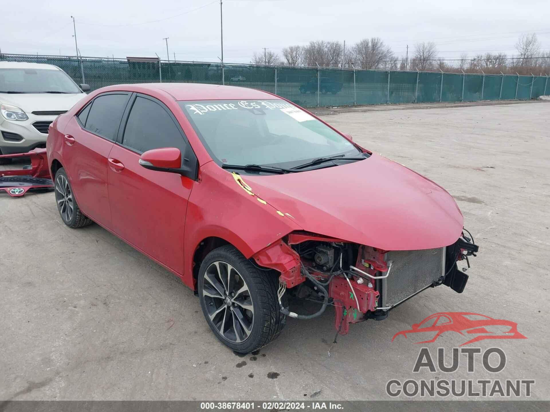 TOYOTA COROLLA 2017 - 2T1BURHE0HC825068