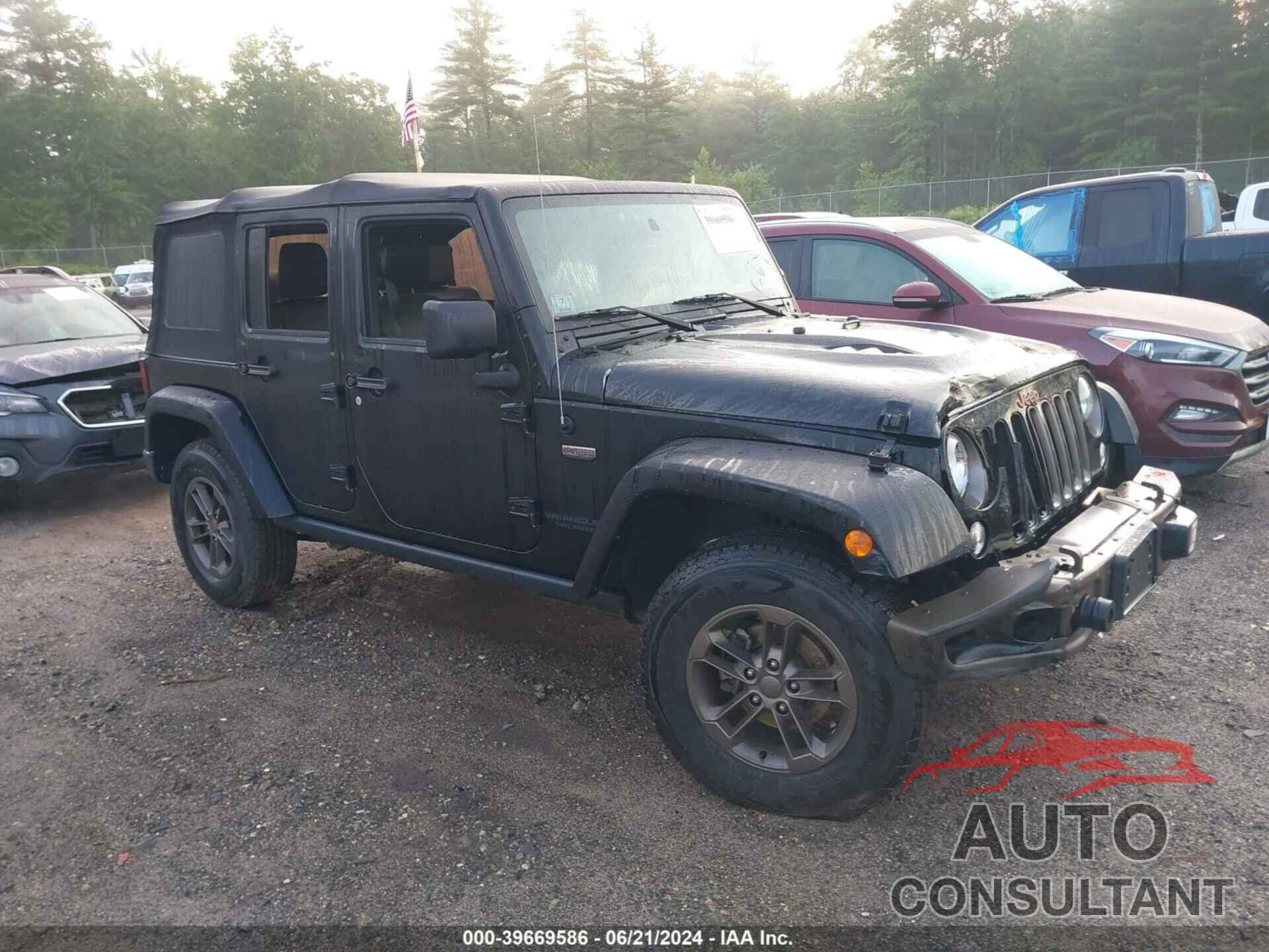 JEEP WRANGLER UNLIMITED 2016 - 1C4HJWEG3GL220251