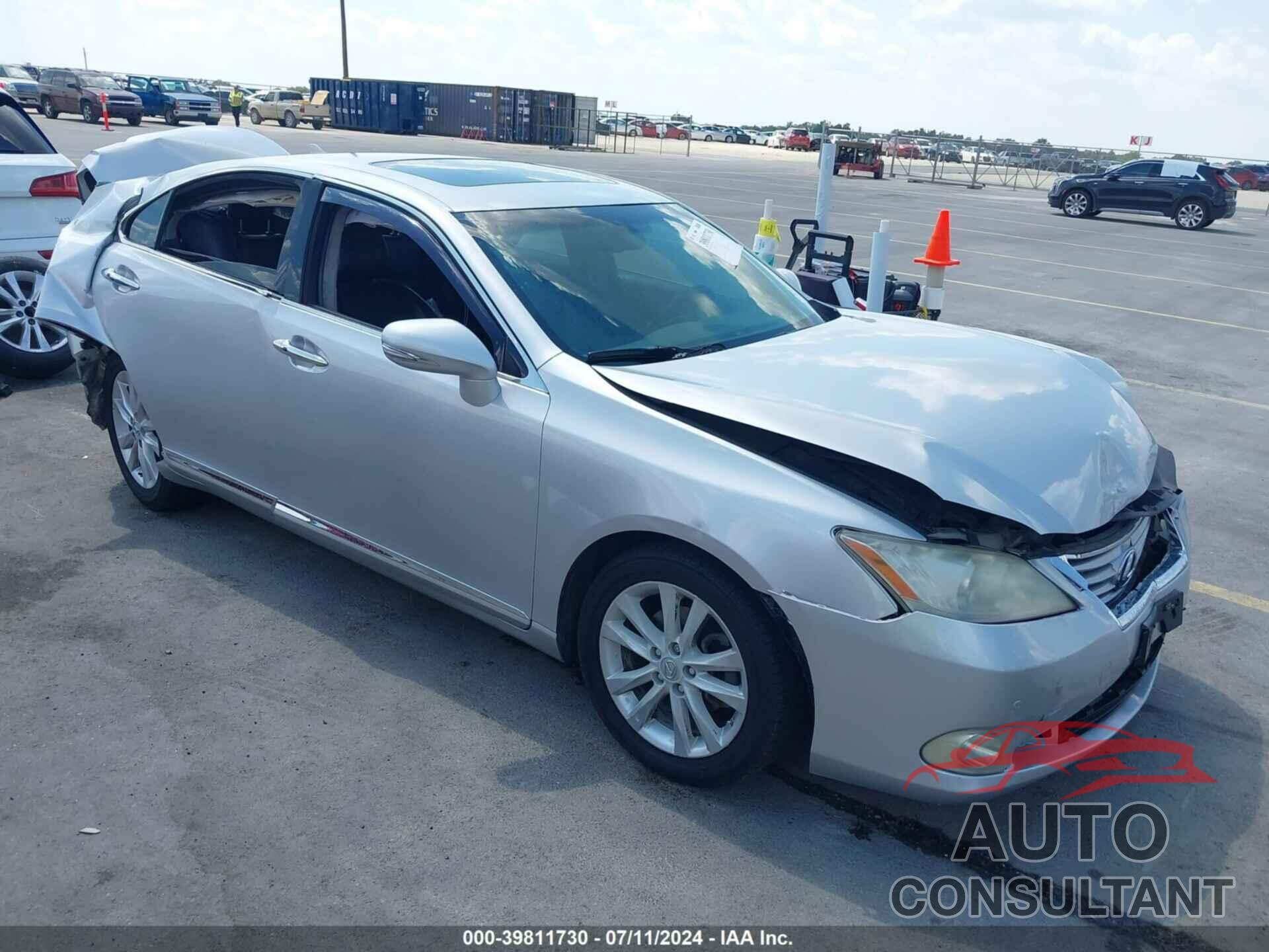 LEXUS ES 350 2011 - JTHBK1EG9B2456504