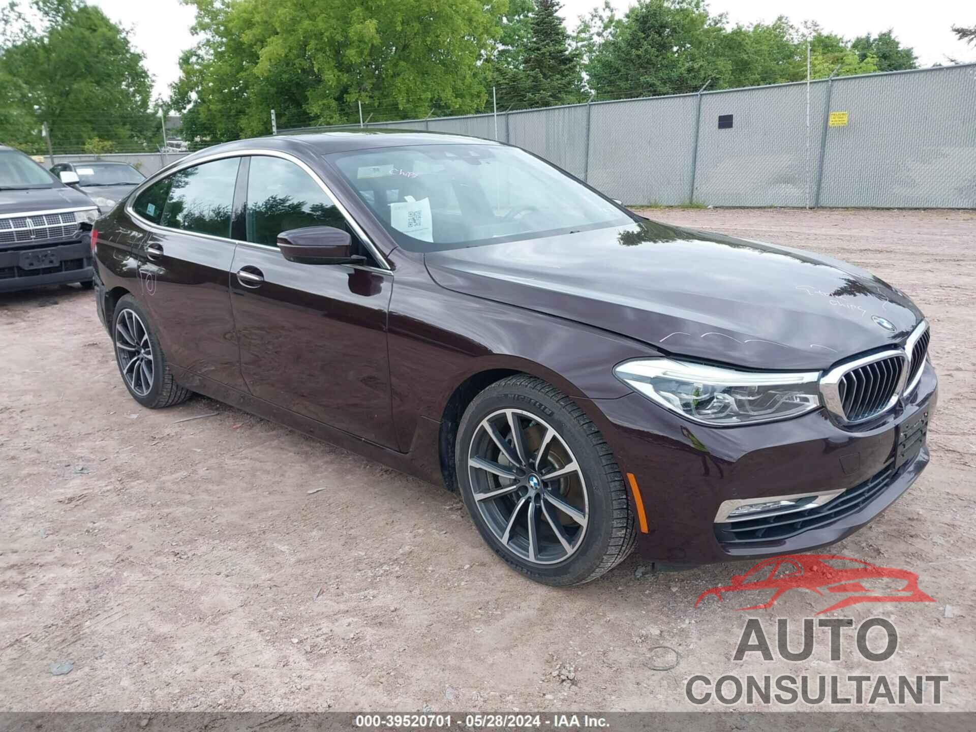 BMW 640I GRAN TURISMO 2018 - WBAJV6C55JBC99605