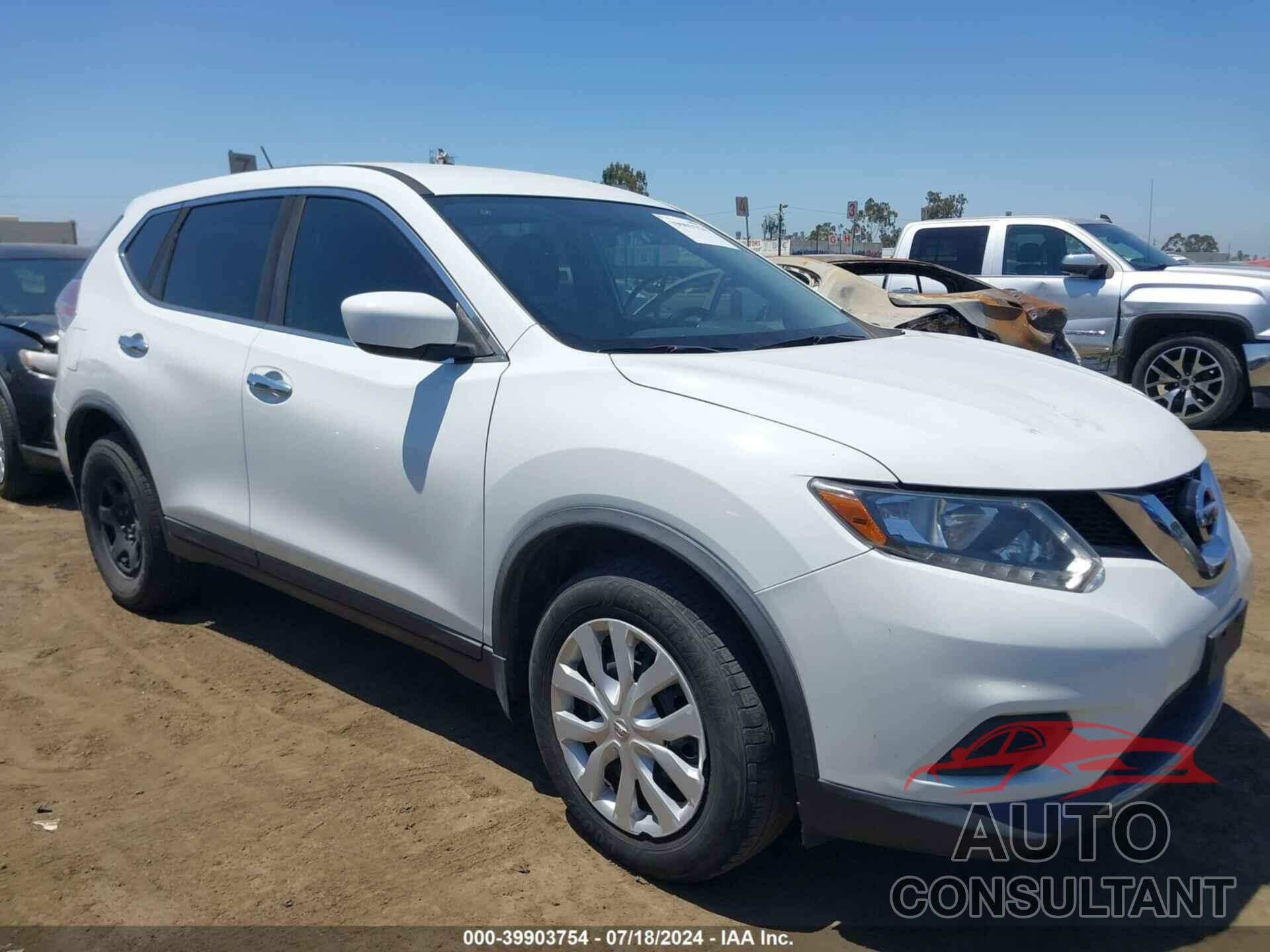 NISSAN ROGUE 2016 - KNMAT2MT4GP693765