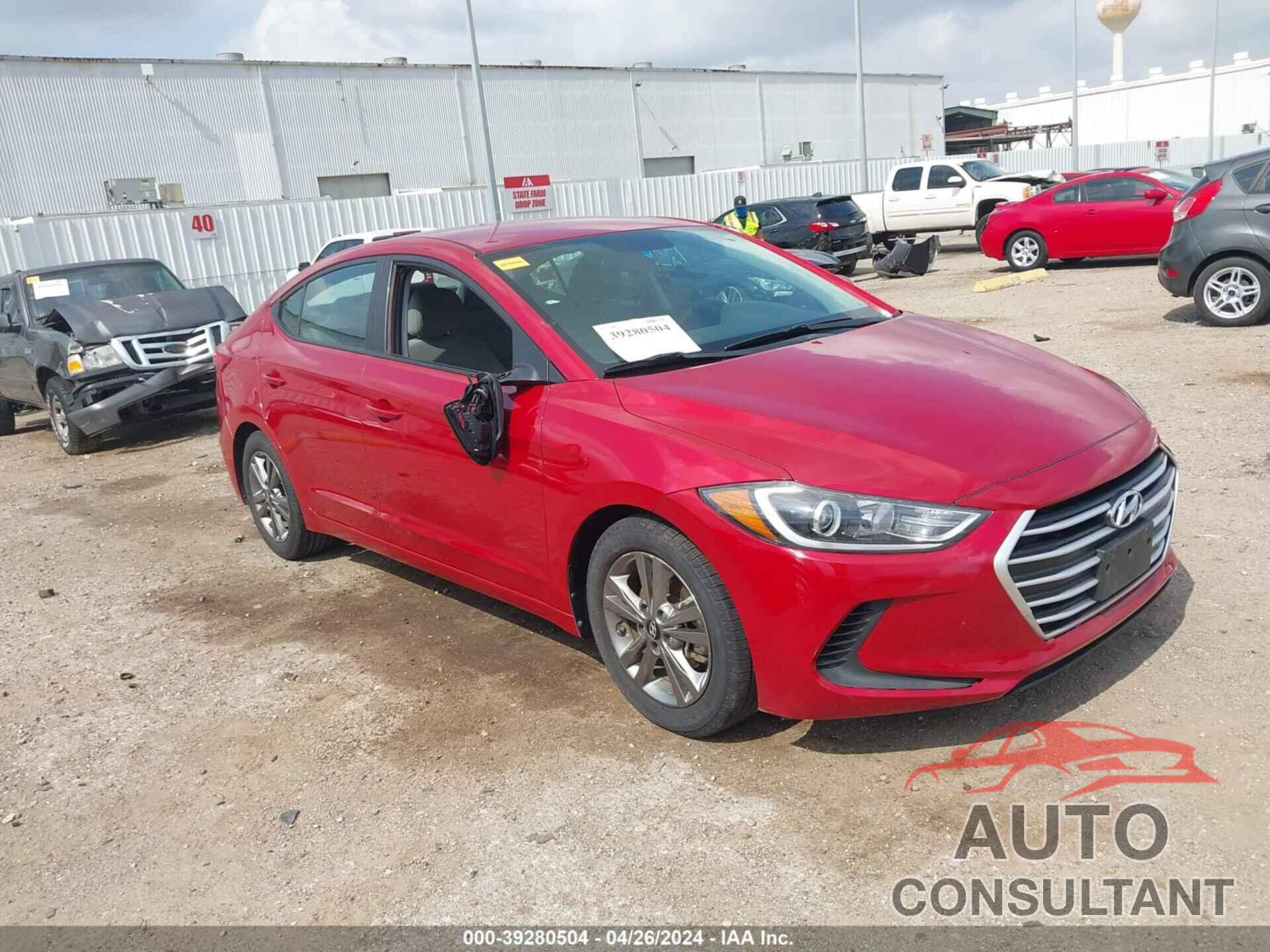 HYUNDAI ELANTRA 2018 - 5NPD84LF1JH212928