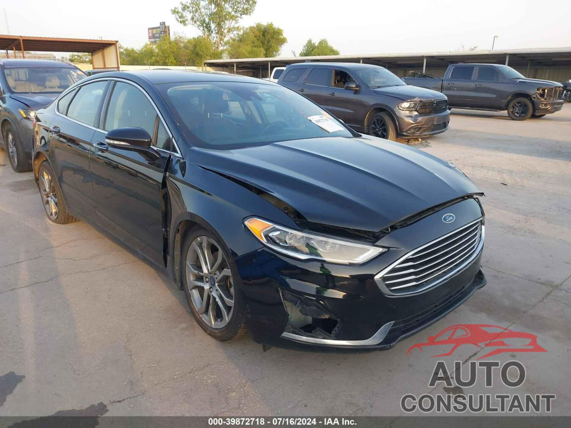 FORD FUSION 2019 - 3FA6P0CD1KR150597