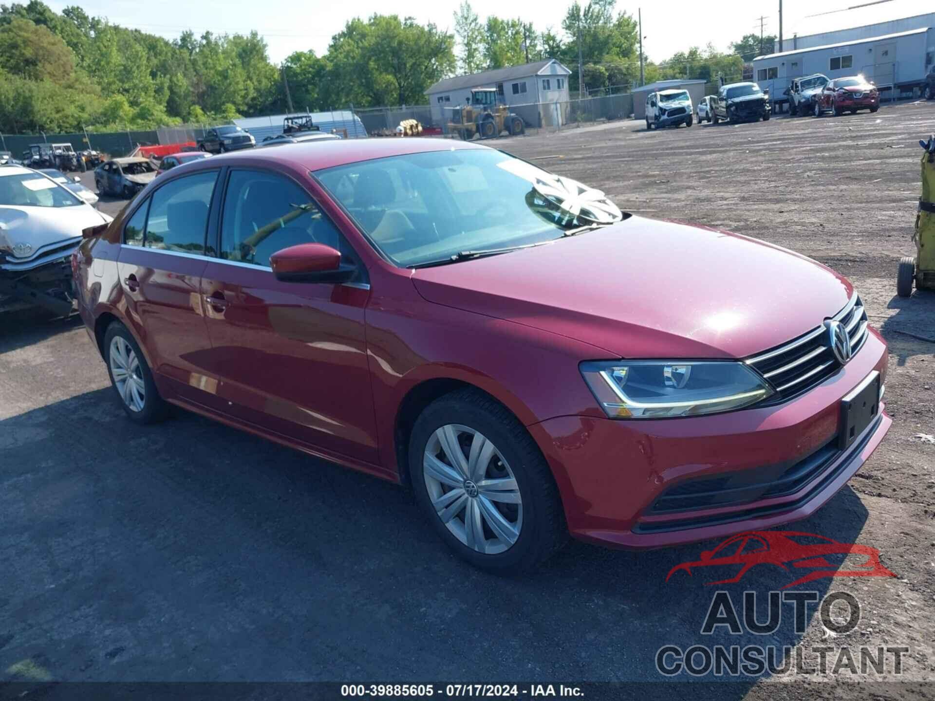 VOLKSWAGEN JETTA 2017 - 3VW2B7AJ9HM247770