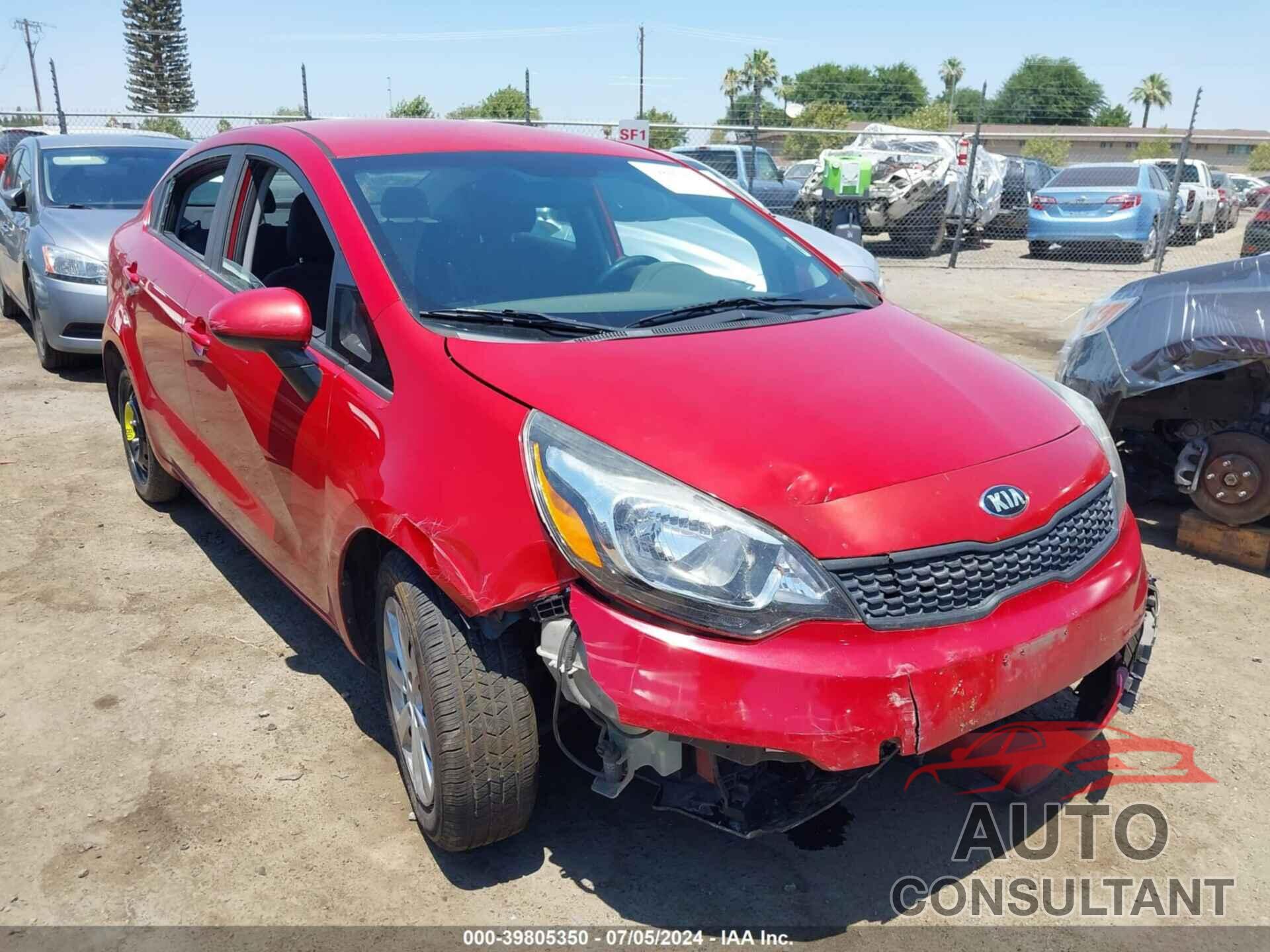 KIA RIO 2017 - KNADM4A34H6026452