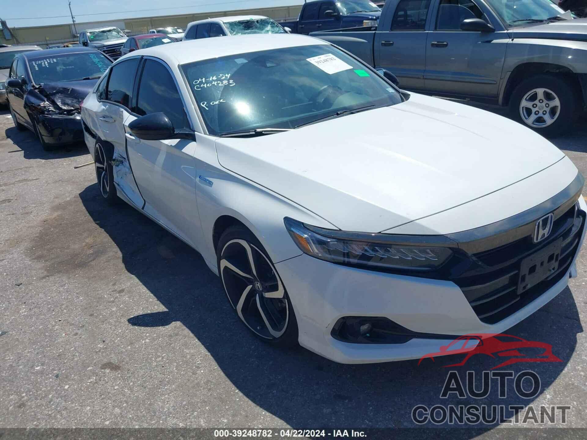 HONDA ACCORD 2022 - 1HGCV3F22NA043024