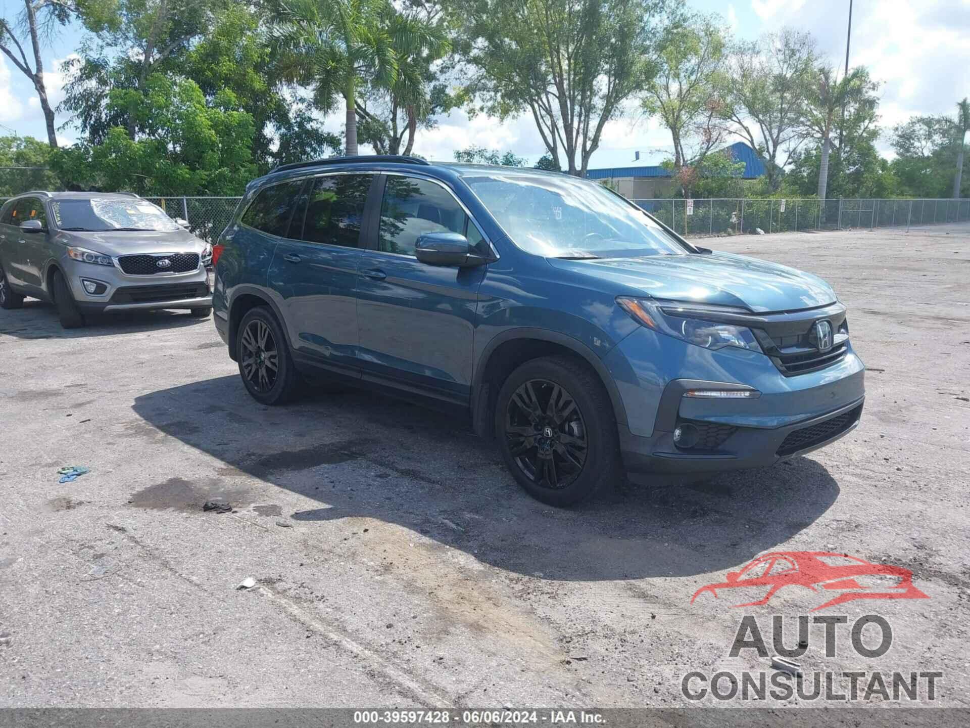 HONDA PILOT 2021 - 5FNYF5H25MB041980