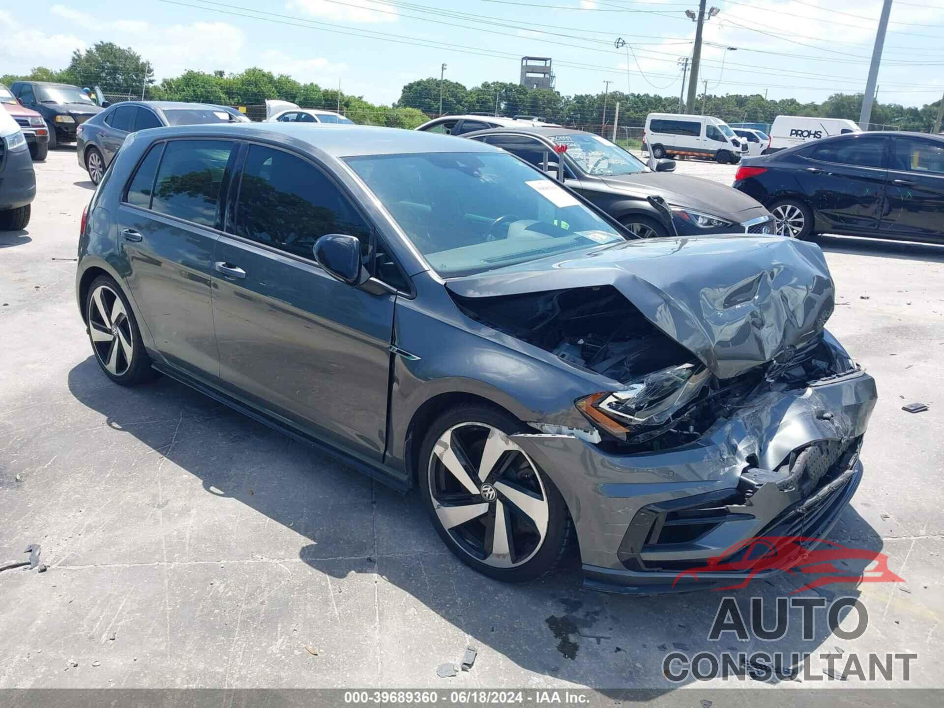 VOLKSWAGEN GOLF R 2018 - WVWWF7AU4JW185753
