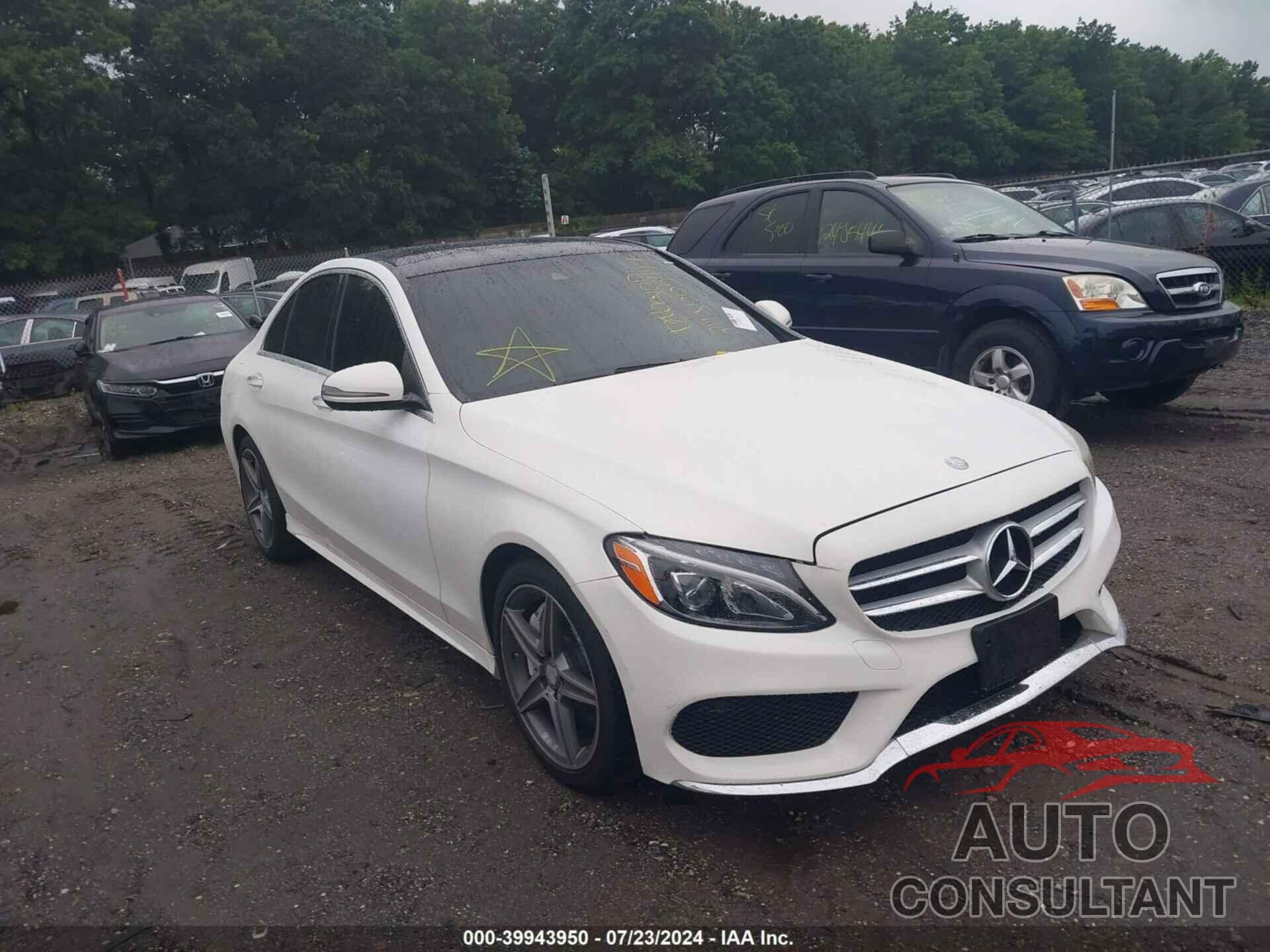 MERCEDES-BENZ C 300 2016 - 55SWF4KBXGU120929