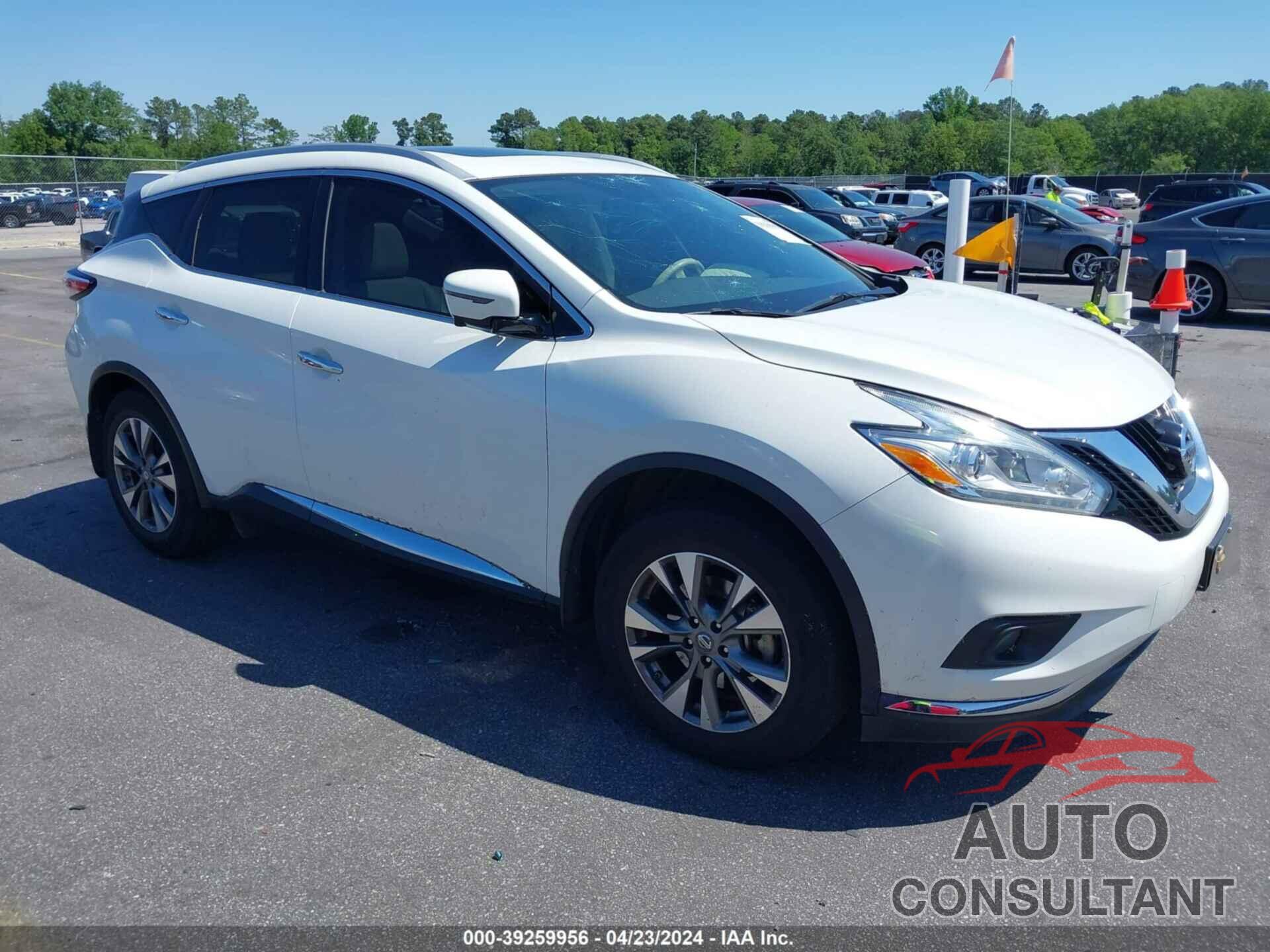 NISSAN MURANO 2017 - 5N1AZ2MG8HN125996