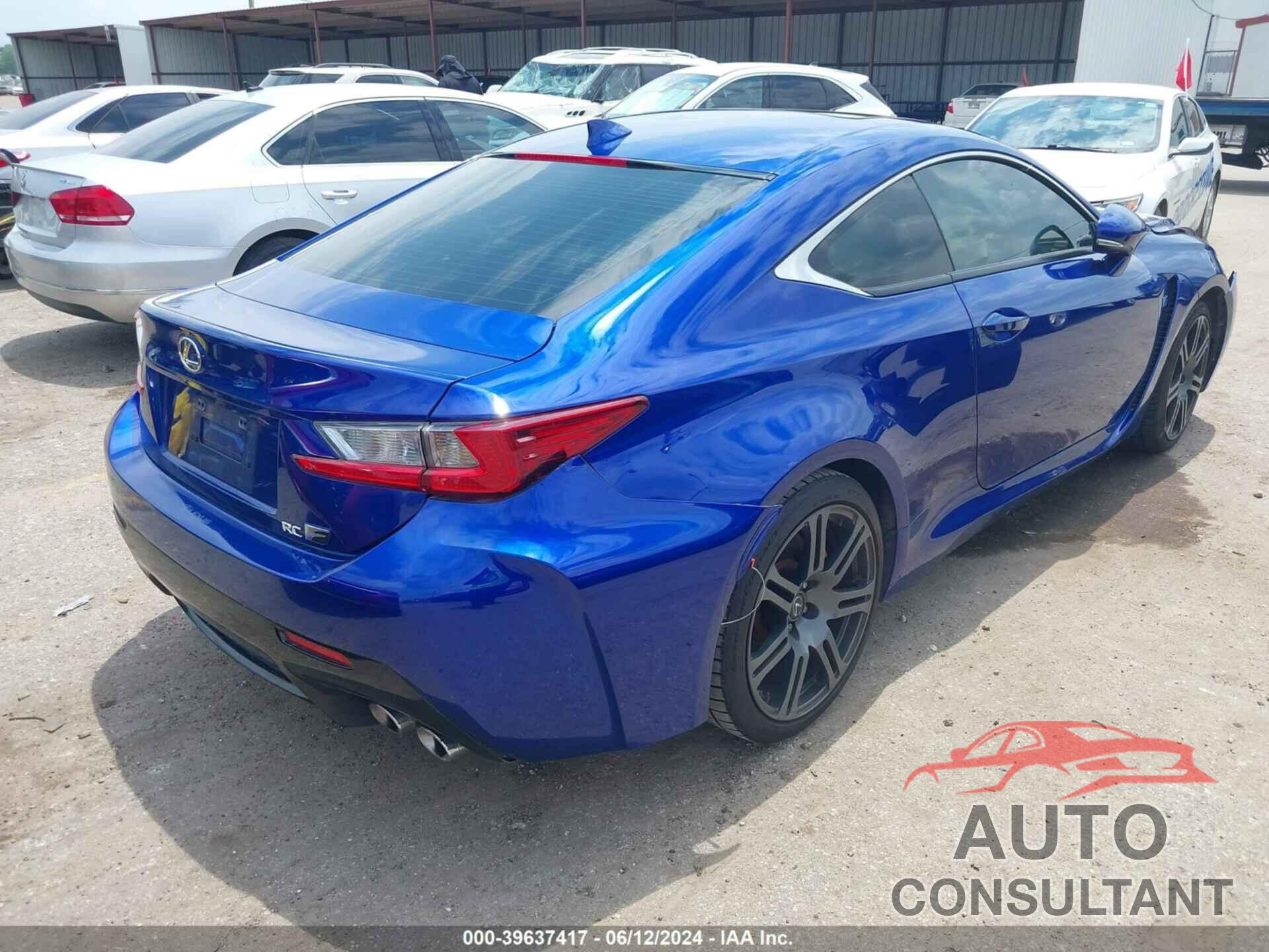 LEXUS RC F 2017 - JTHHP5BC8H5006550