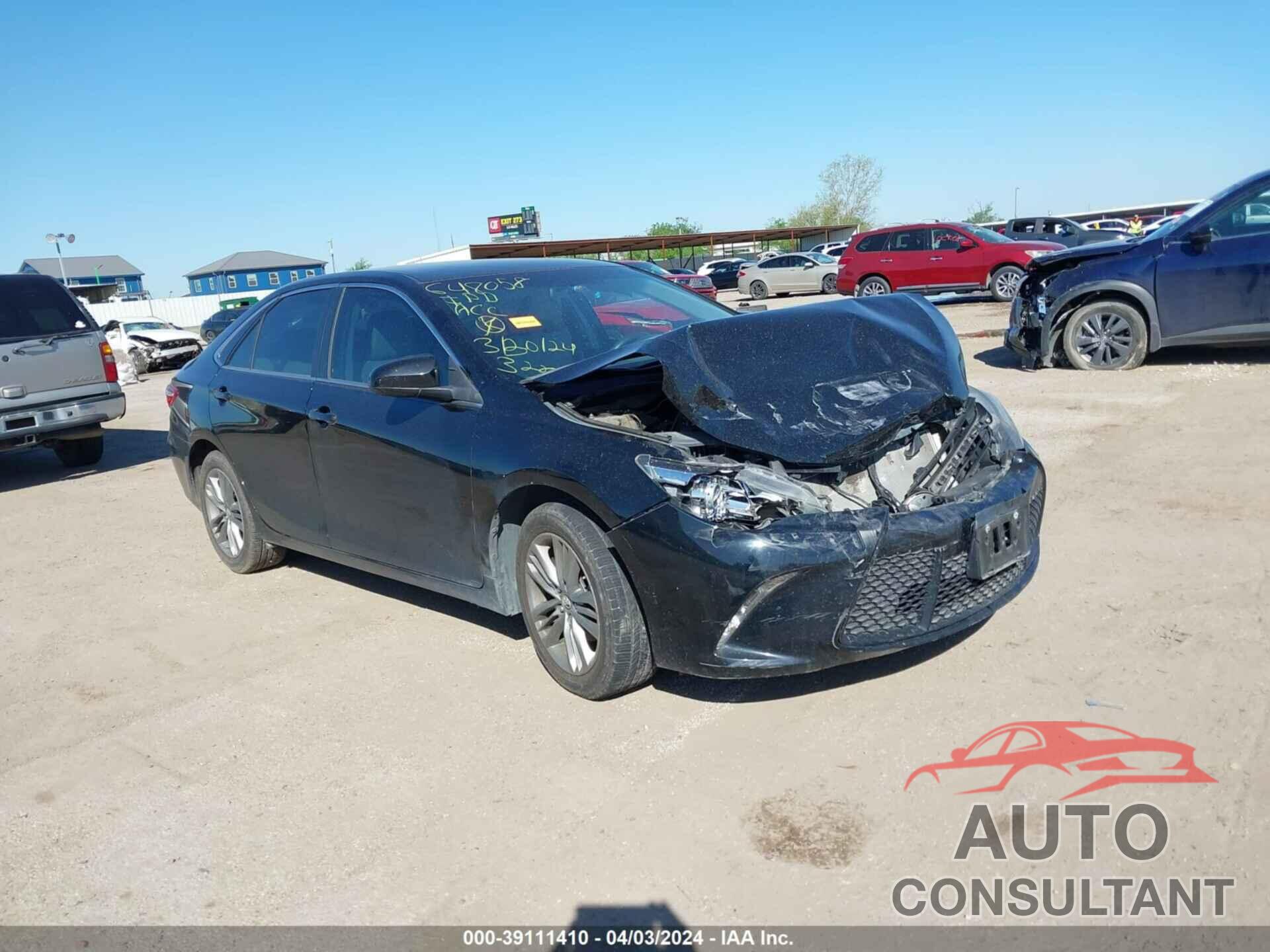 TOYOTA CAMRY 2017 - 4T1BF1FK2HU621066