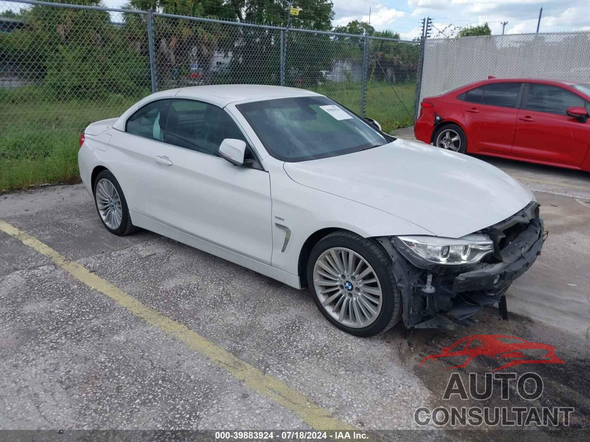 BMW 428I 2016 - WBA3V7C59G5A26334