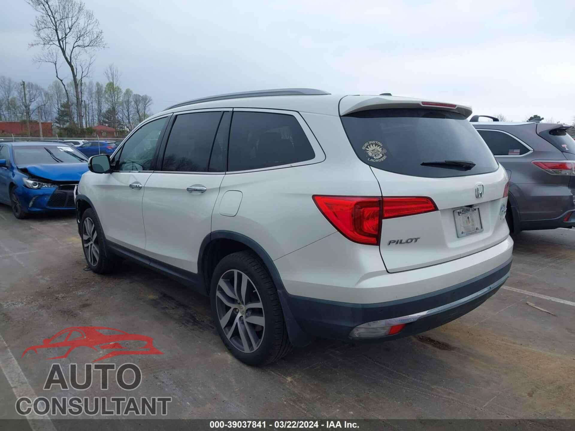 HONDA PILOT 2017 - 5FNYF6H97HB043786
