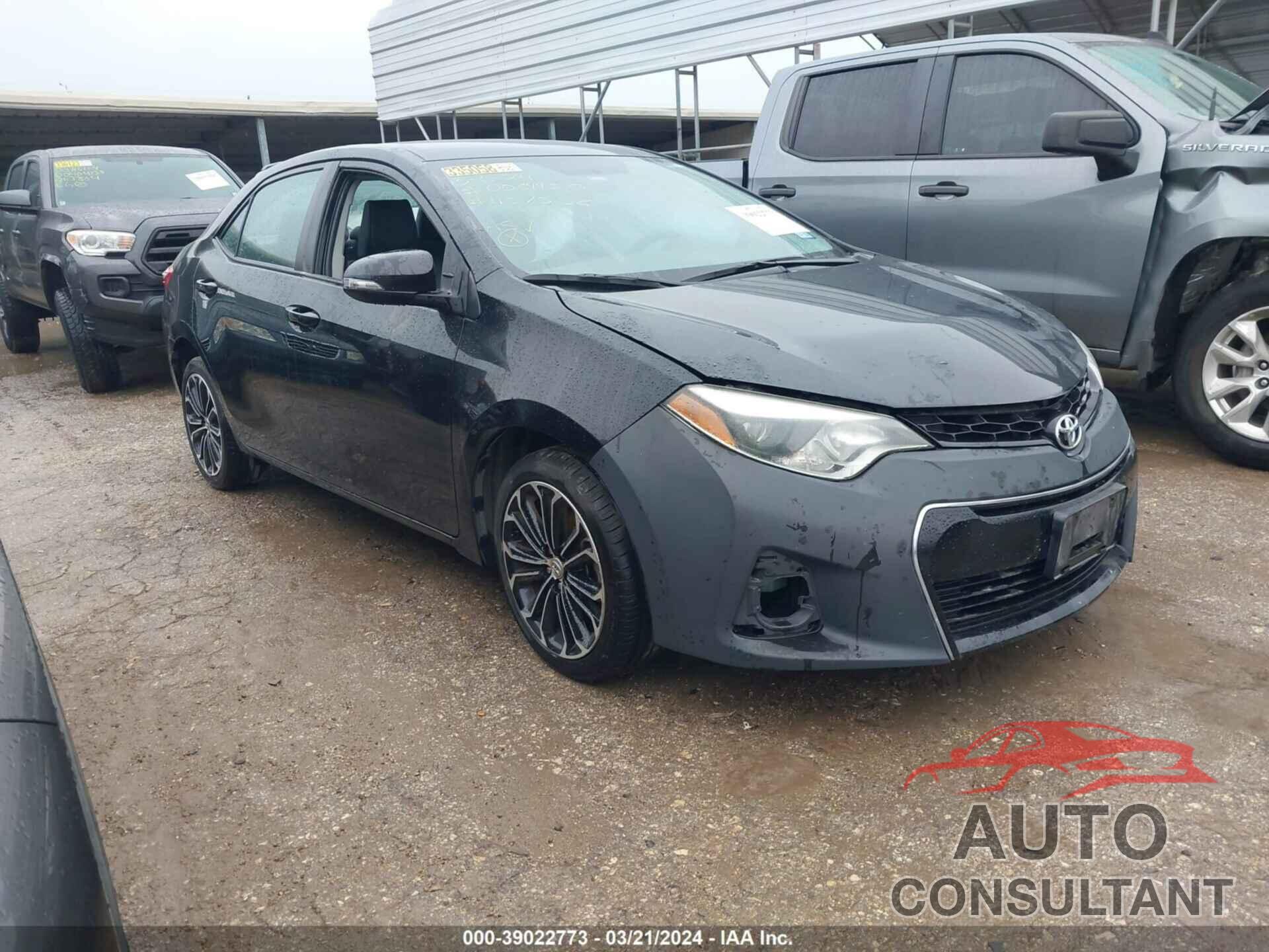 TOYOTA COROLLA 2016 - 5YFBURHE8GP457558