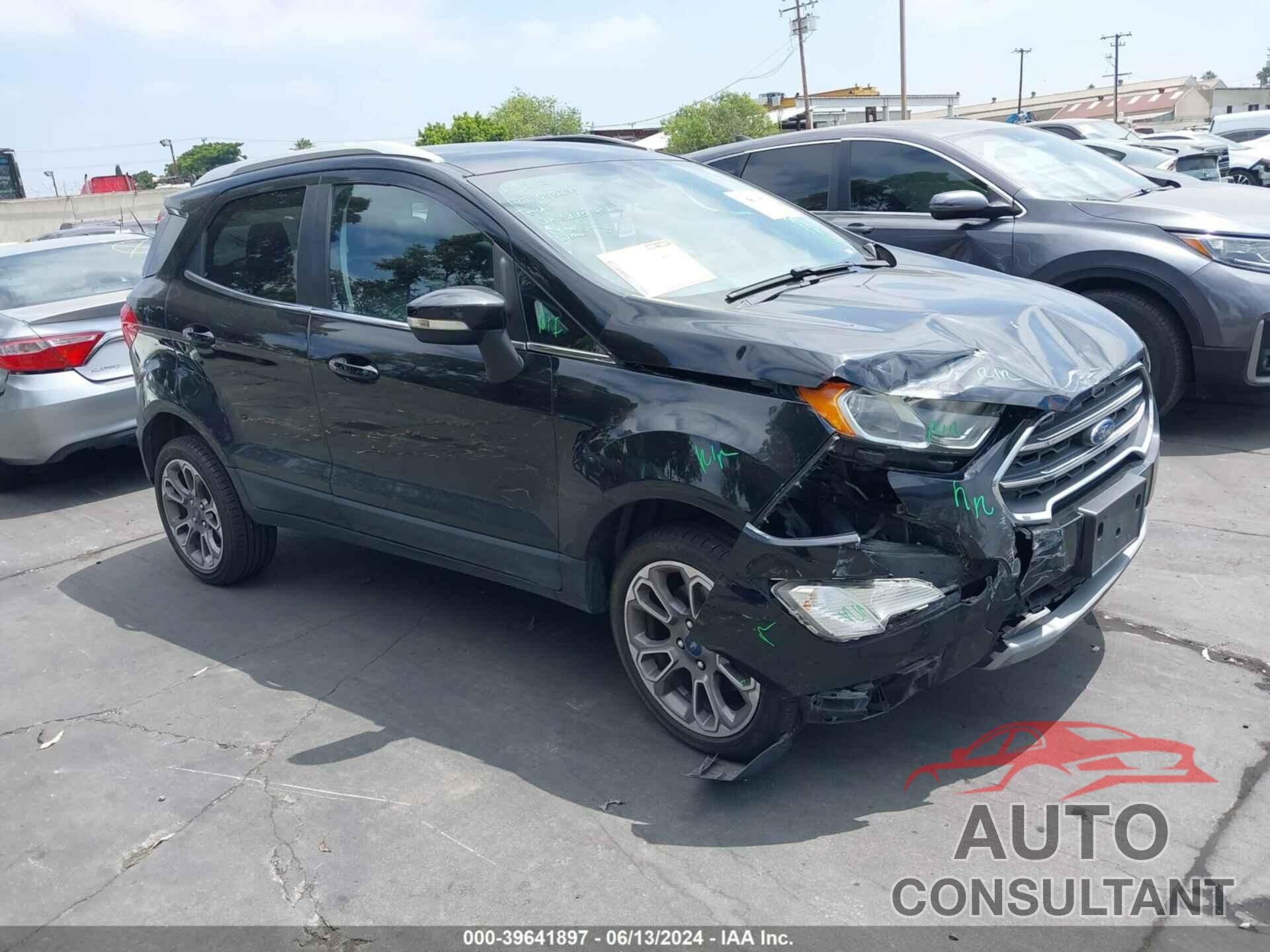 FORD ECOSPORT 2020 - MAJ6S3KL4LC357302